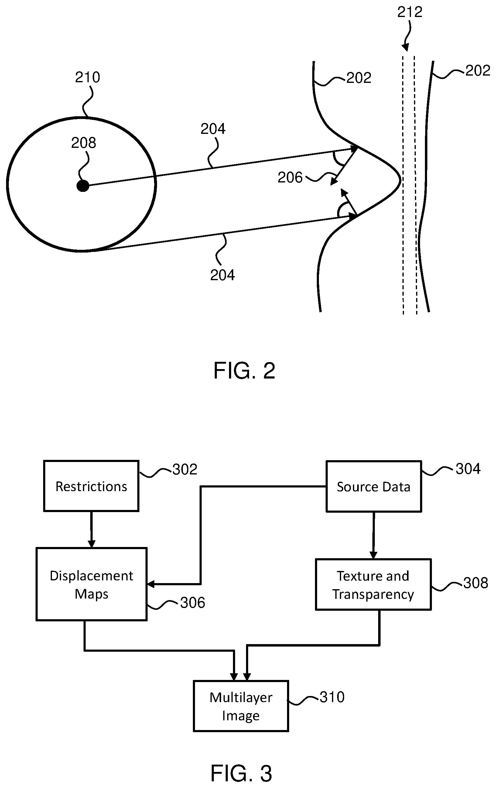 Patent US12375633 Figure 2 – Low complexity multilayer images with depth