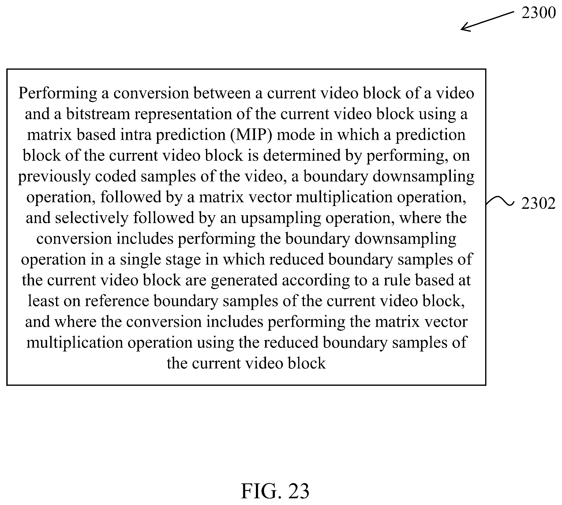 Patent US12375679 Figure 20 – Restricted upsampling process in matrix-based intra prediction