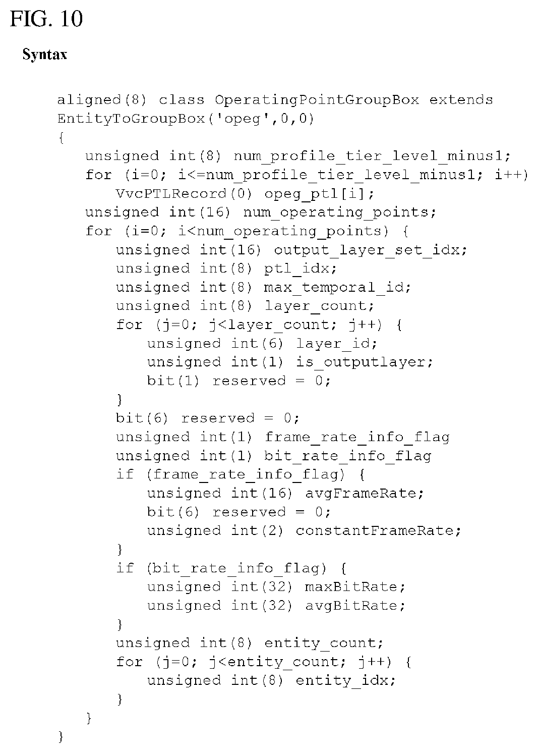 Patent US12375691 Figure 8 – Method and apparatus for generating/receiving media file which signals output layer set information, and computer-readable recording medium storing media file