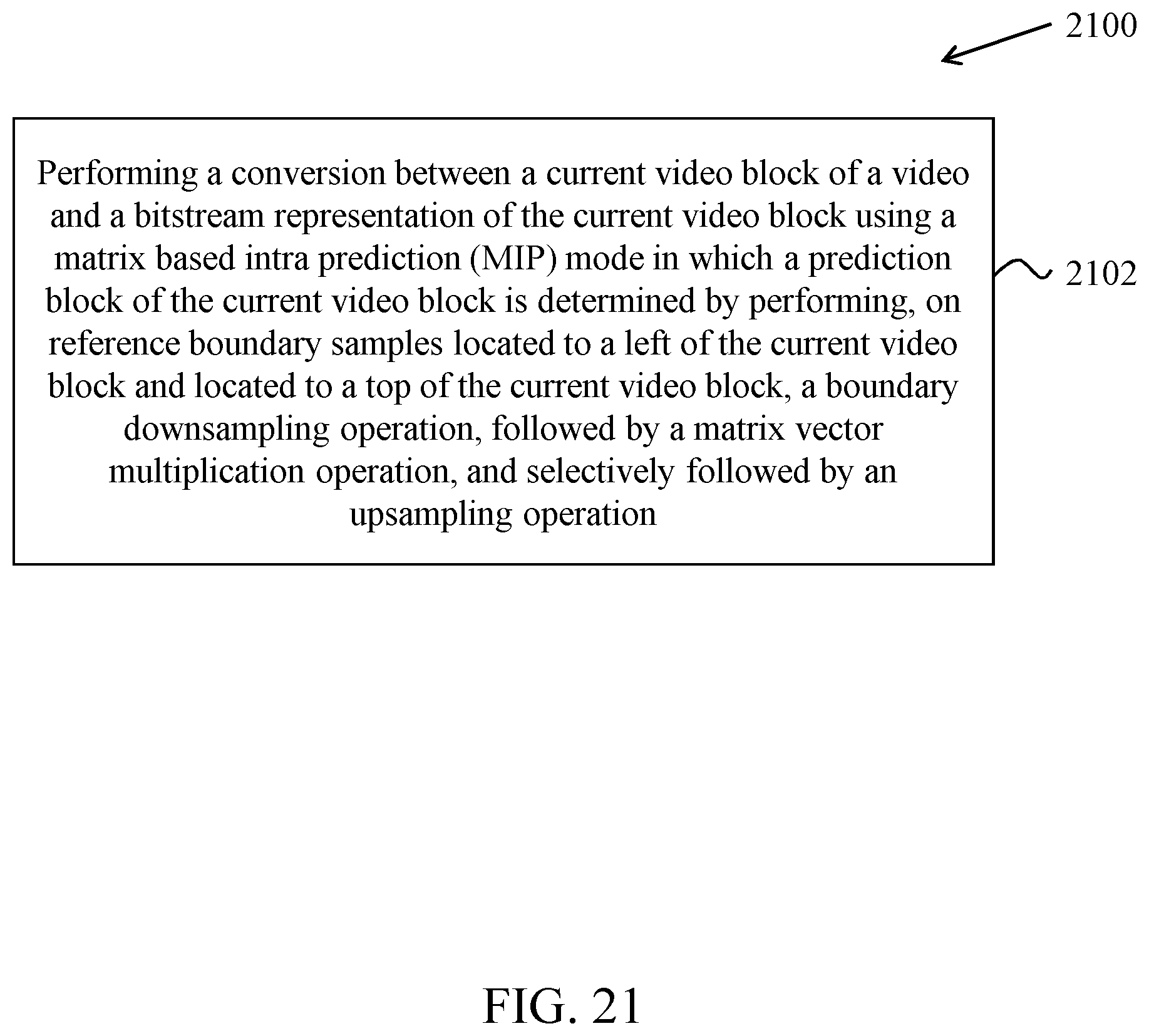 Patent US12375714 Figure 20 – Context coding for matrix-based intra prediction