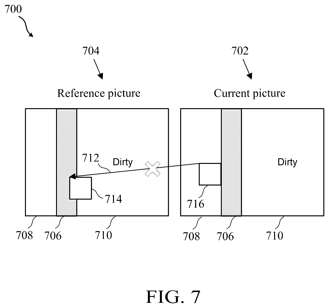 Patent US12375724 Figure 7 – Signaling of picture header in video coding