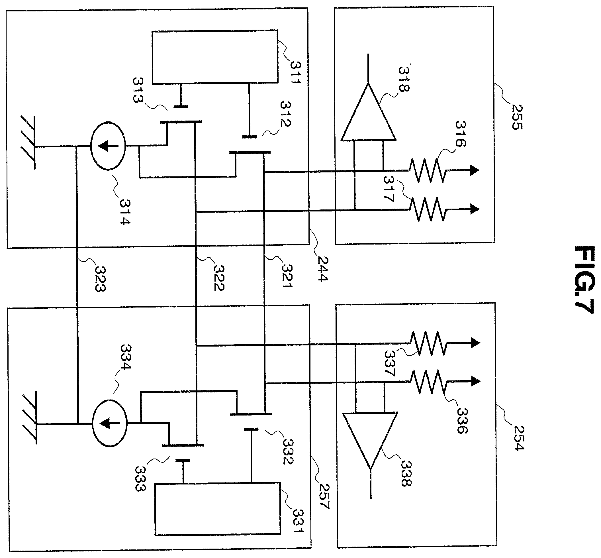 Patent US12375748 Figure 7 – Video processing system for demultiplexing received compressed and non-compressed video signals and transmitting demultiplexed signals