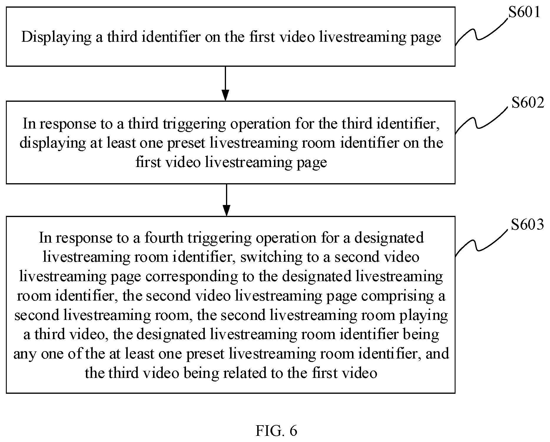 Patent US12375772 Figure 7 – Network livestreaming method and apparatus, storage medium, and electronic device