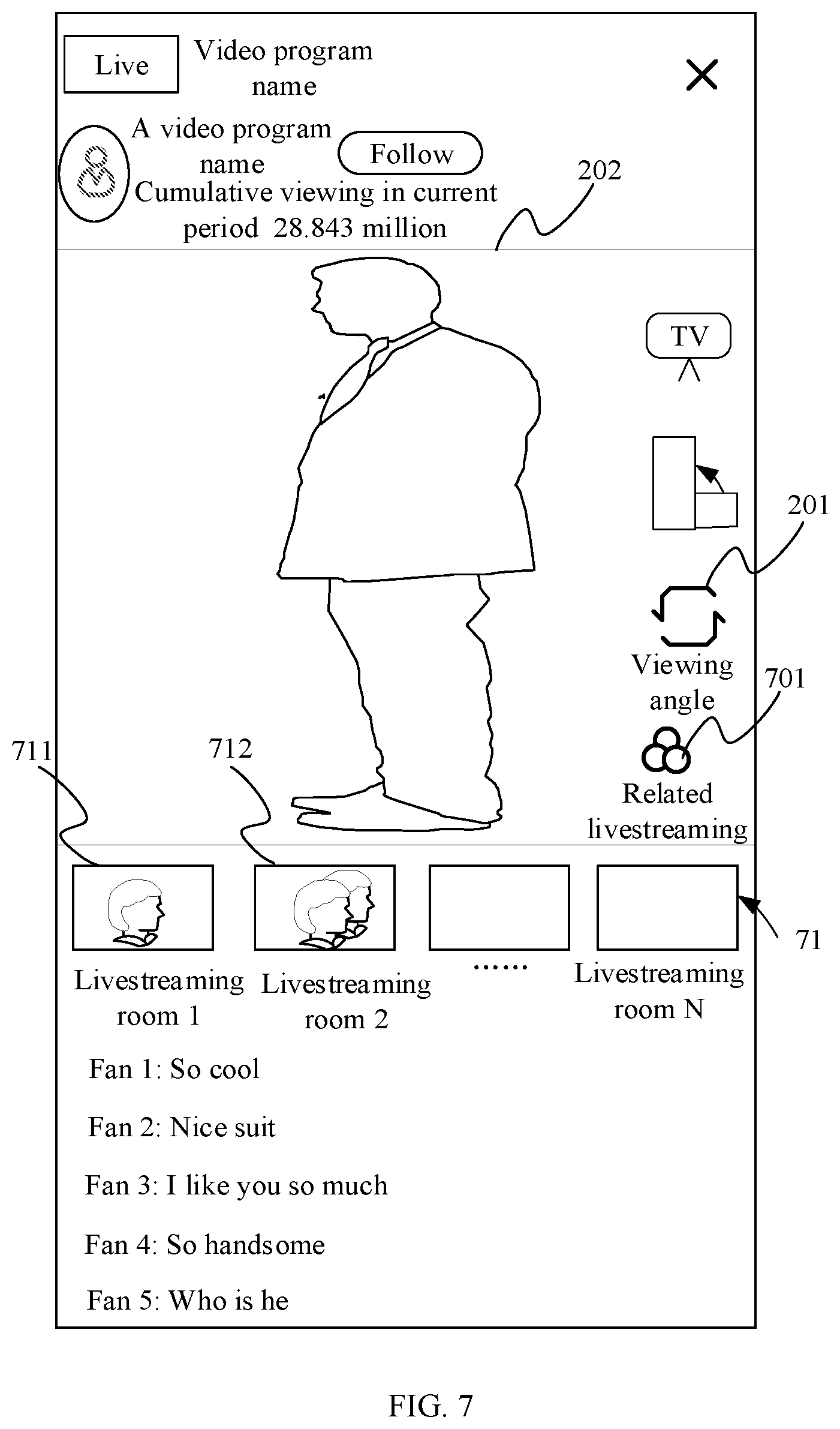 Patent US12375772 Figure 8 – Network livestreaming method and apparatus, storage medium, and electronic device