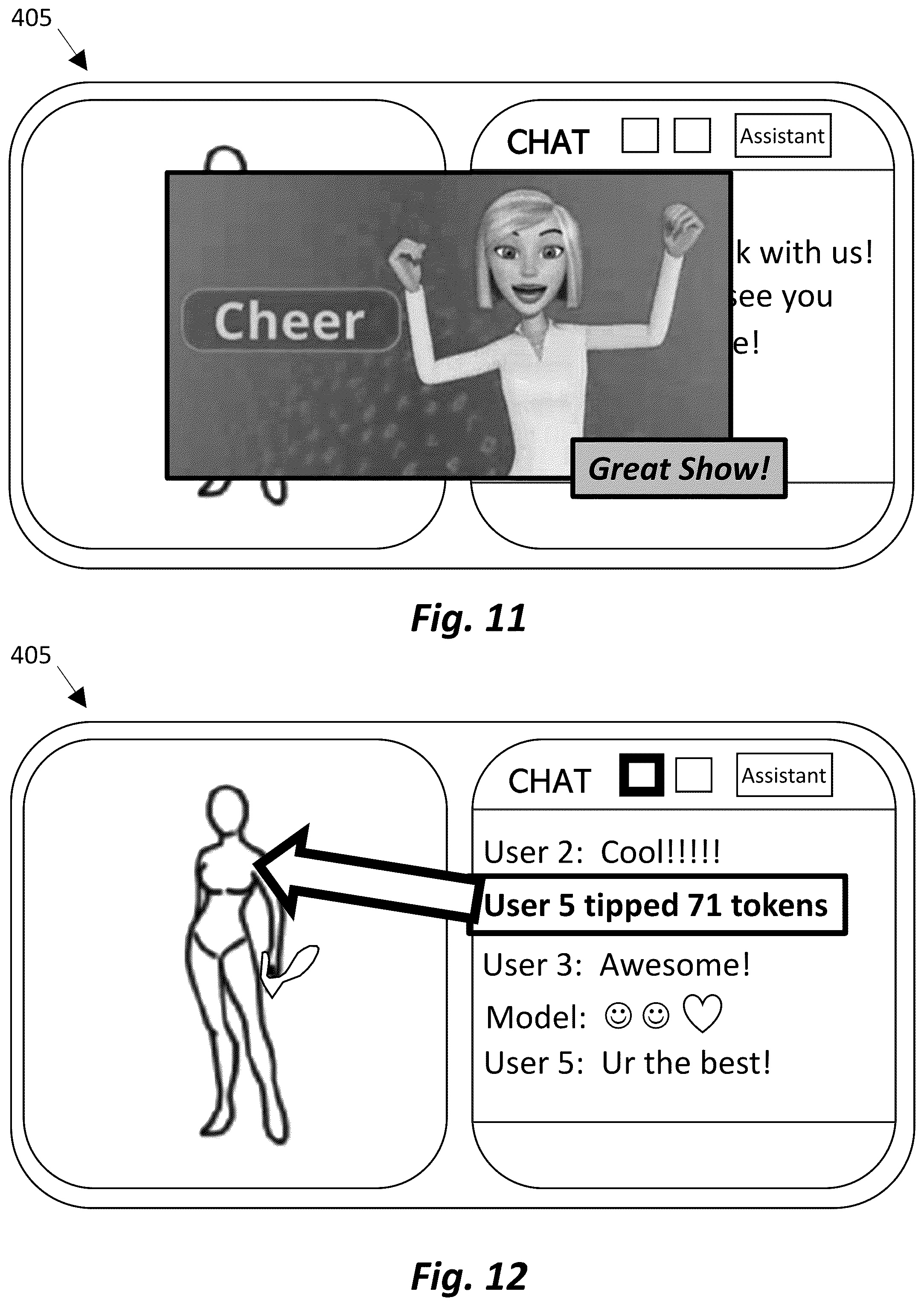 Patent US12375774 Figure 8 – System and method for livestream smart assistance