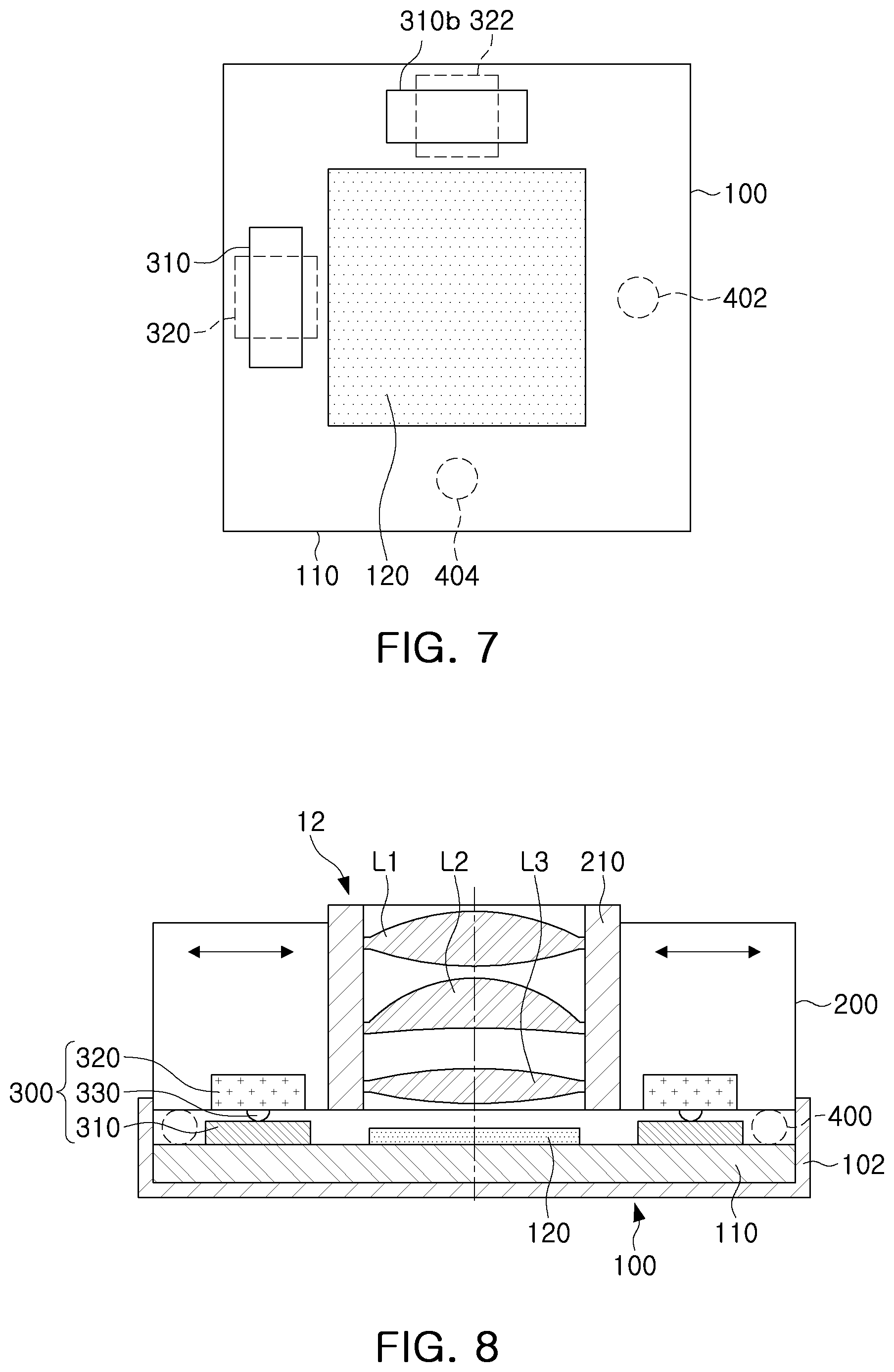 Patent US12375784 Figure 4 – Camera module with piezoelectric driving member