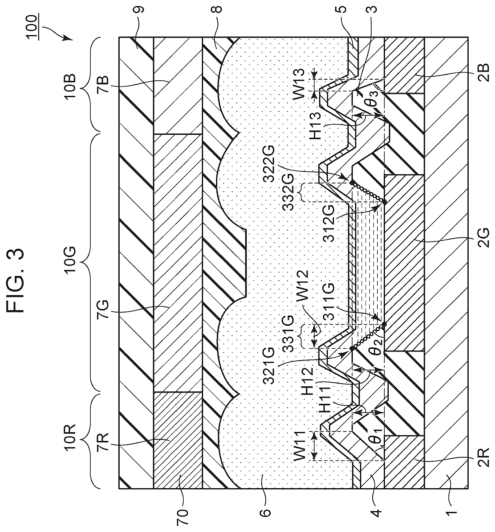 Patent US12375786 Figure 3 – Apparatus, display apparatus, photoelectric conversion apparatus, electronic equipment, illumination apparatus, and moving object