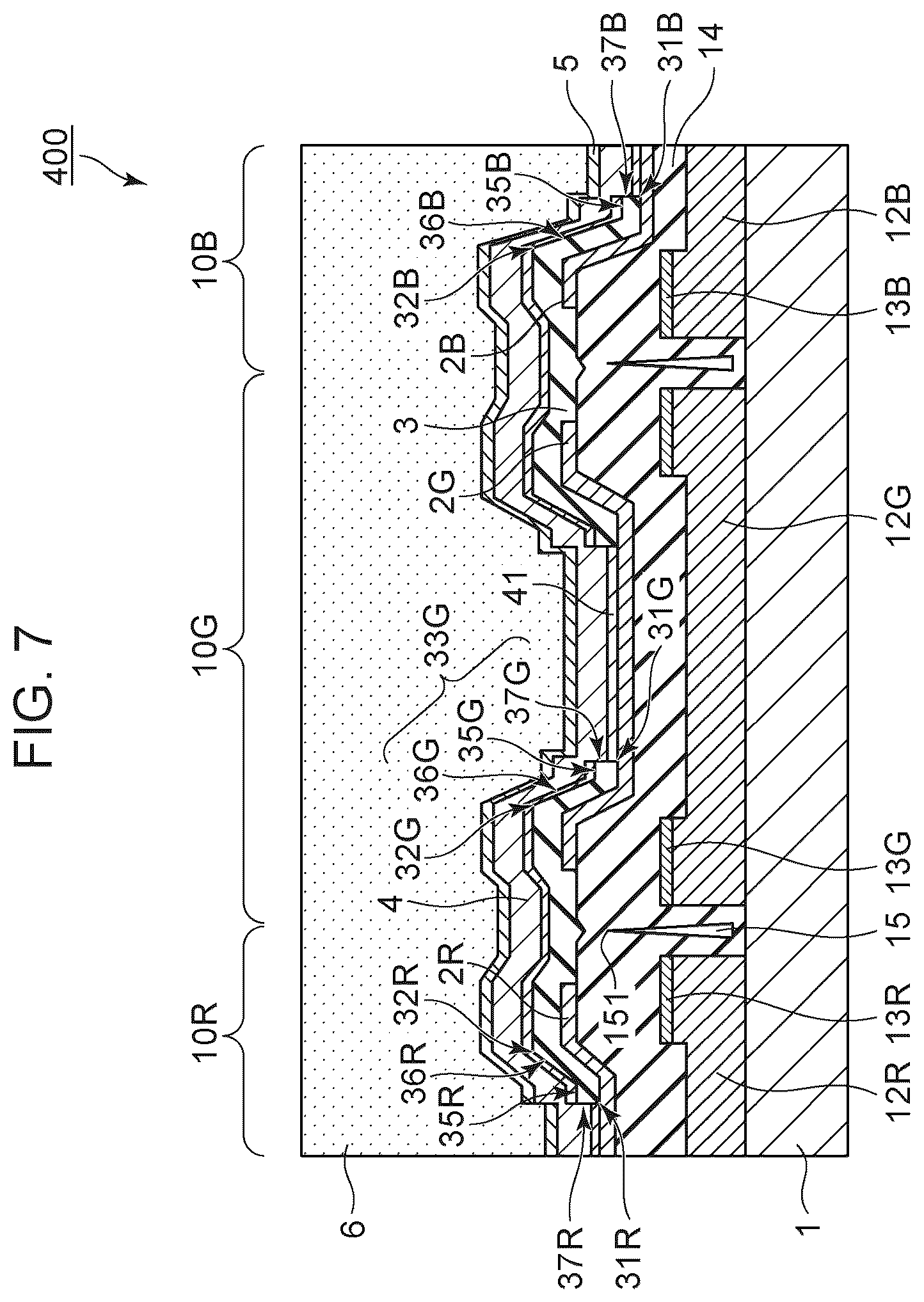 Patent US12375786 Figure 7 – Apparatus, display apparatus, photoelectric conversion apparatus, electronic equipment, illumination apparatus, and moving object