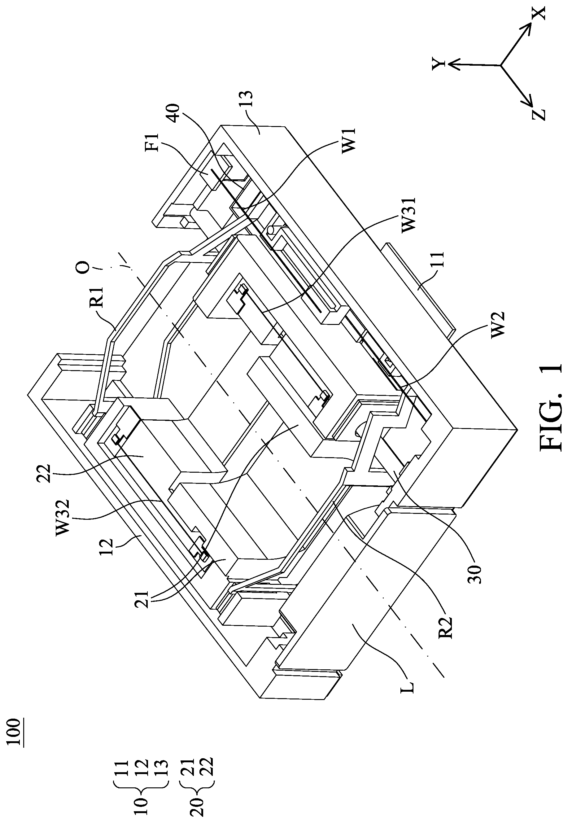 Patent US12375787 Figure 1 – Driving mechanism