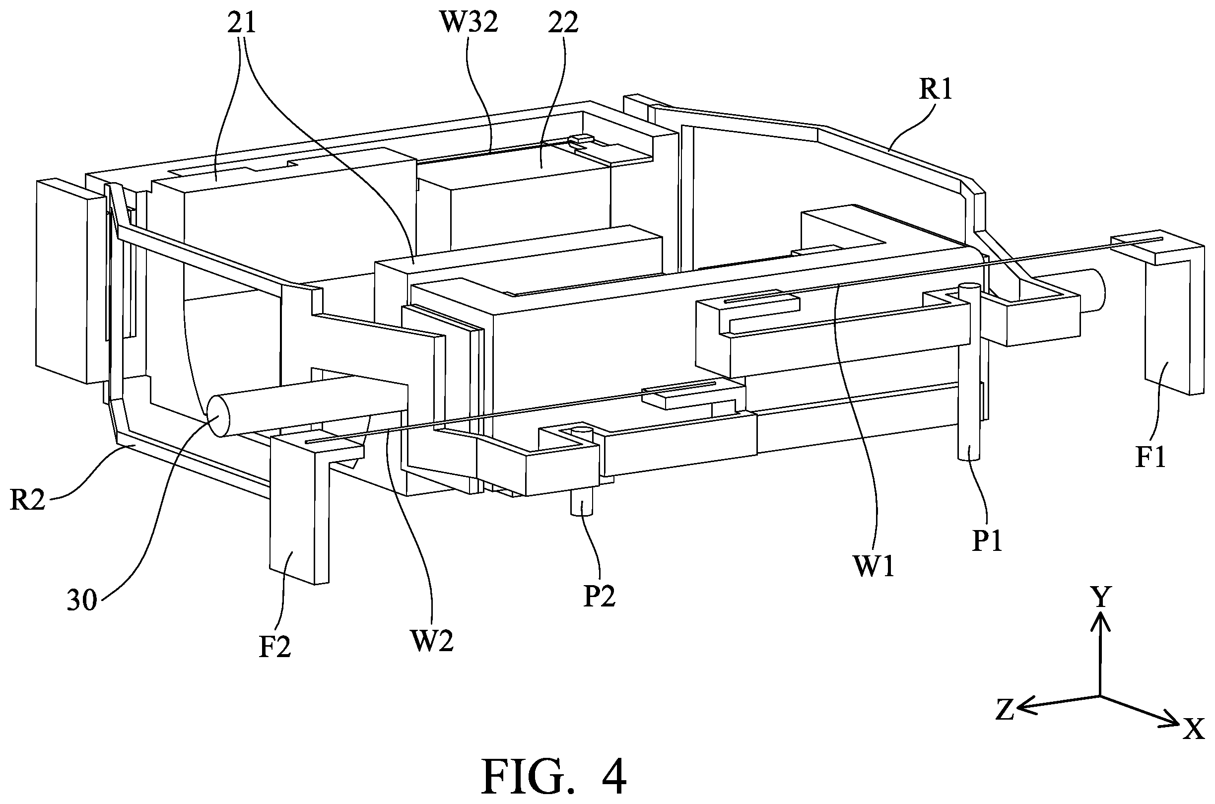 Patent US12375787 Figure 4 – Driving mechanism