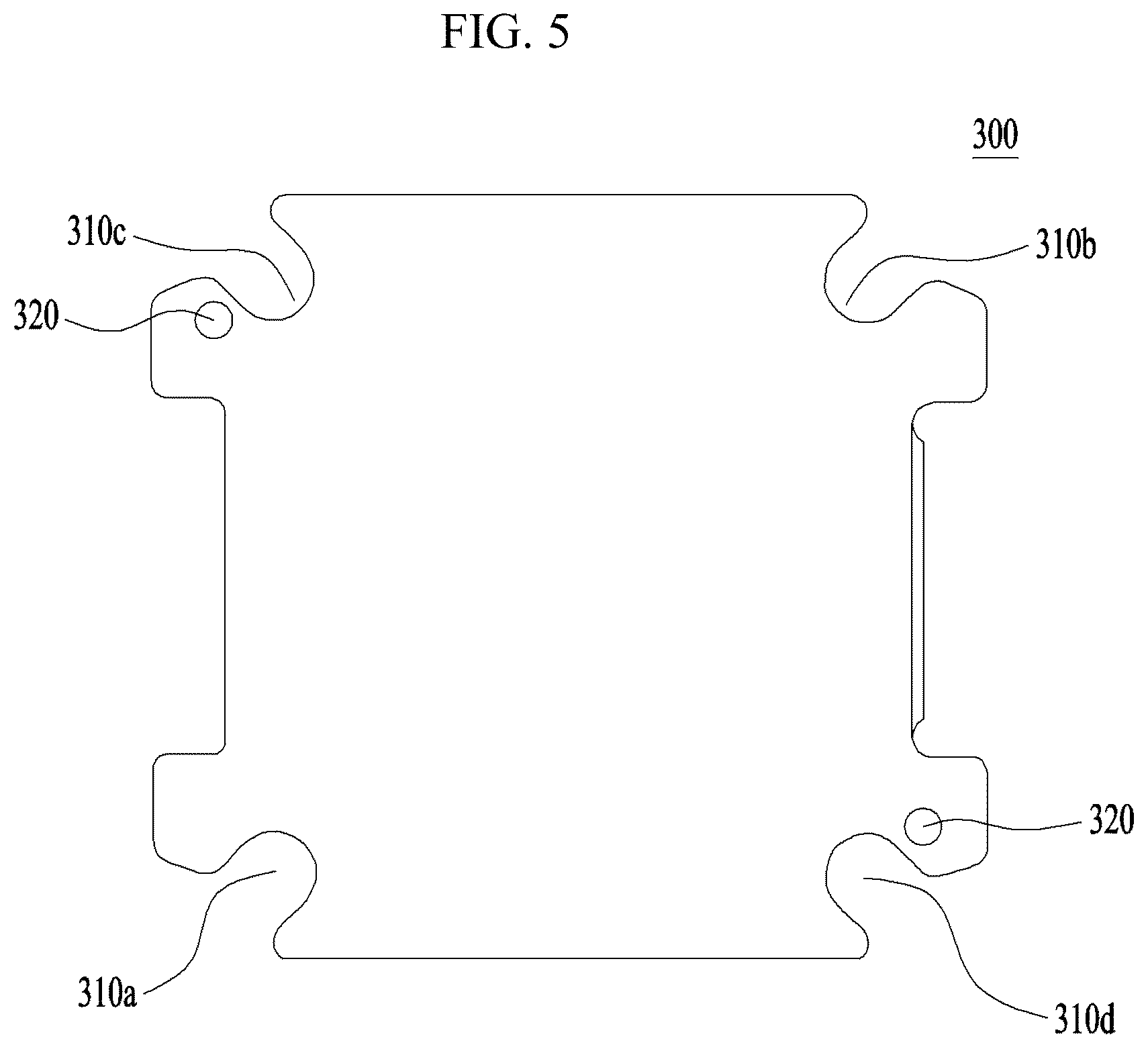 Patent US12375790 Figure 5 – Camera module including a housing with an adhesion surface