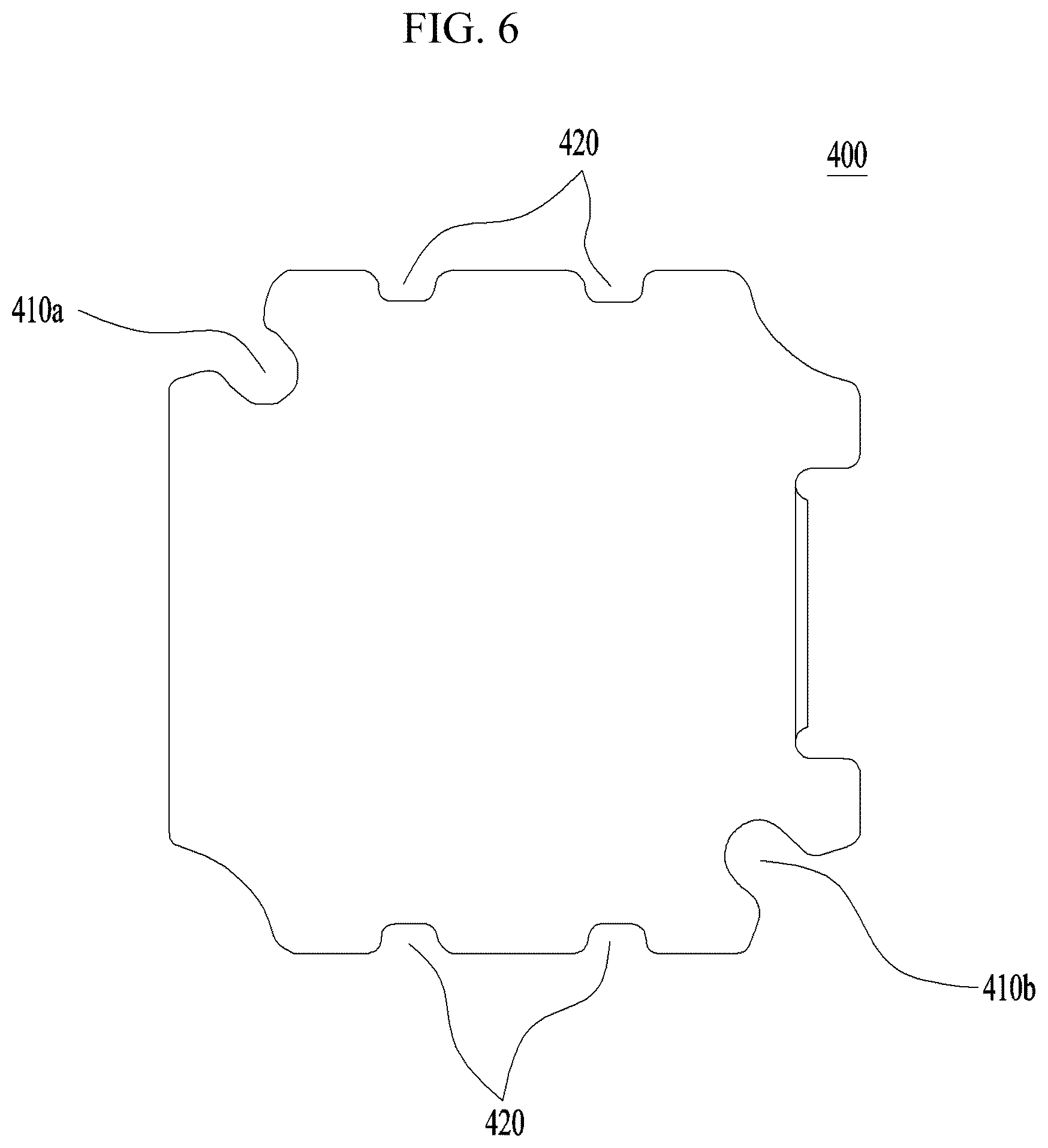 Patent US12375790 Figure 6 – Camera module including a housing with an adhesion surface