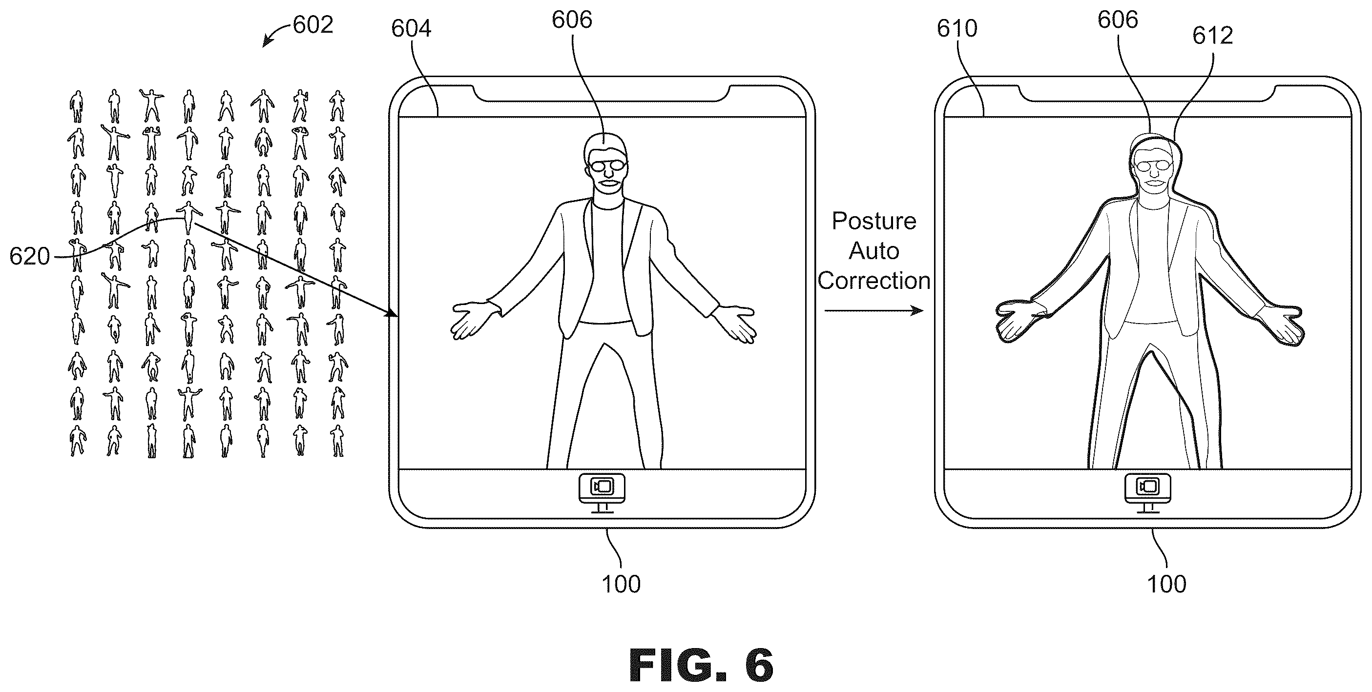 Patent US12375795 Figure 7 – Recommendations for image capture