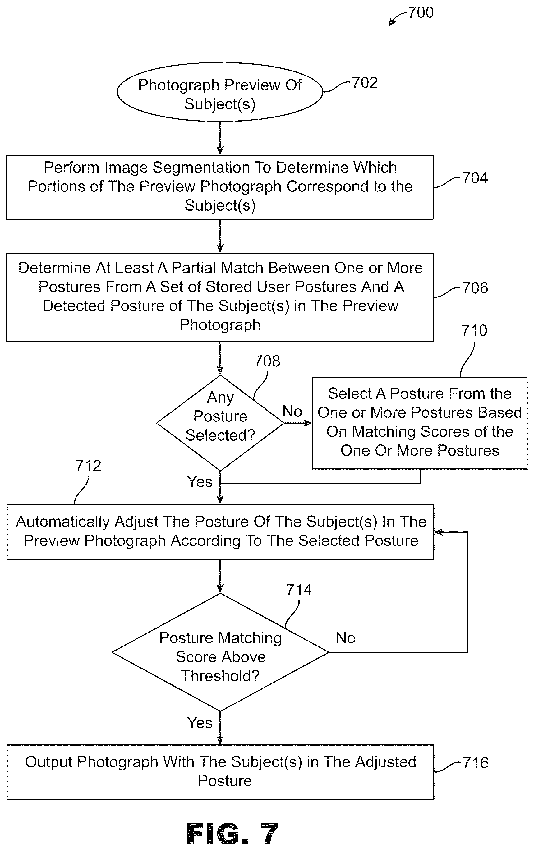 Patent US12375795 Figure 8 – Recommendations for image capture