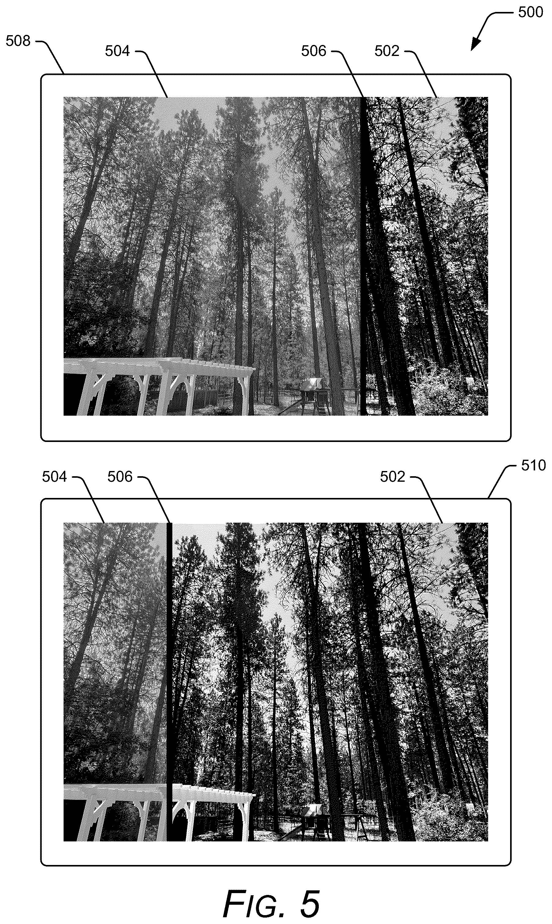 Patent US12375798 Figure 5 – Automatically customizing camera settings for users