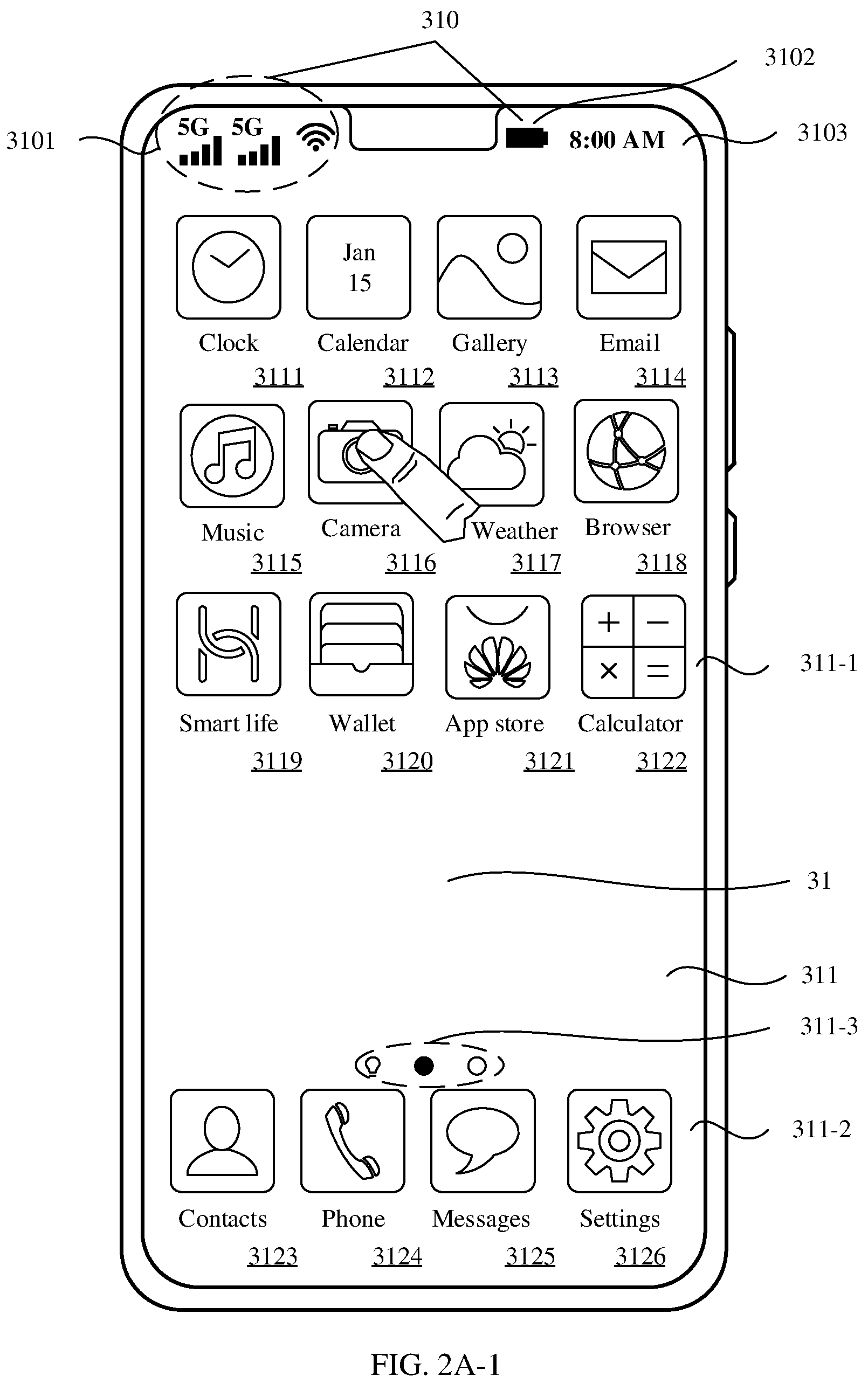 Patent US12375802 Figure 3 – Photographing method and electronic device