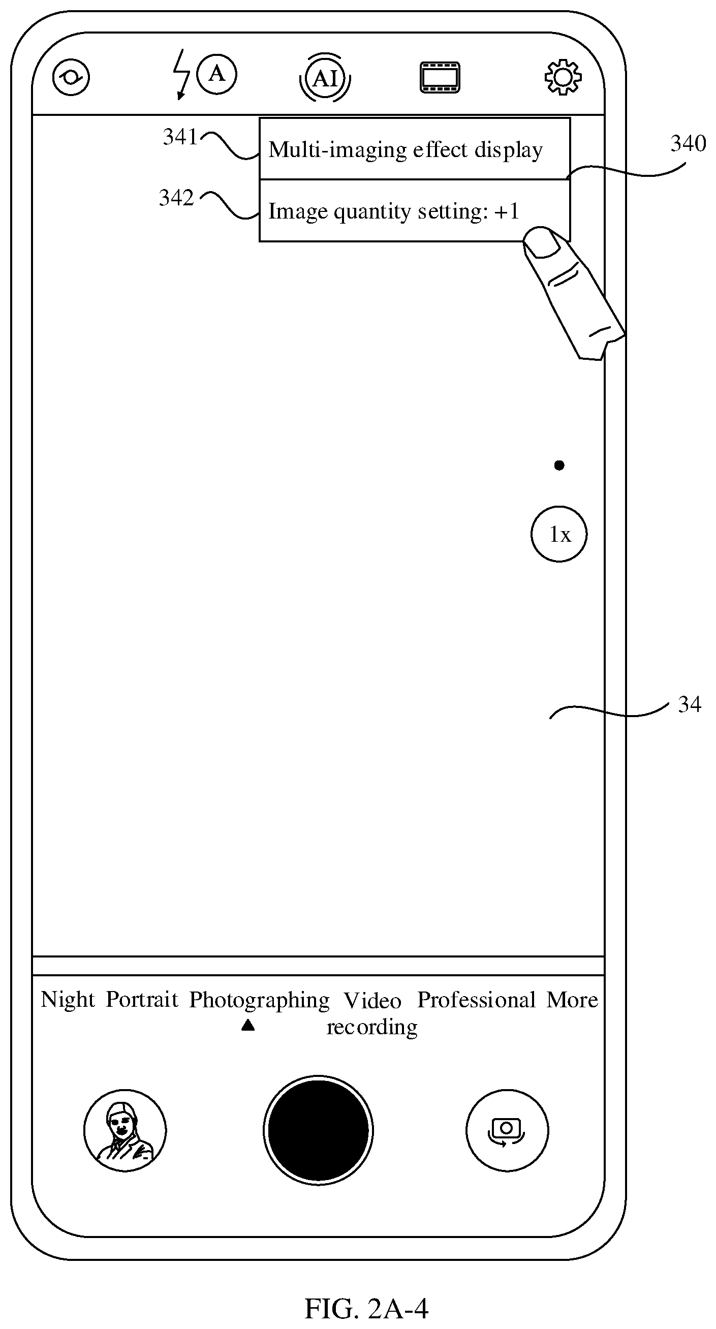 Patent US12375802 Figure 6 – Photographing method and electronic device