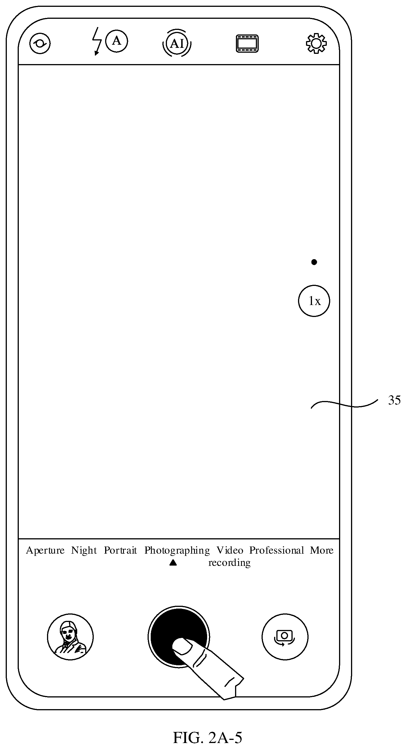 Patent US12375802 Figure 7 – Photographing method and electronic device