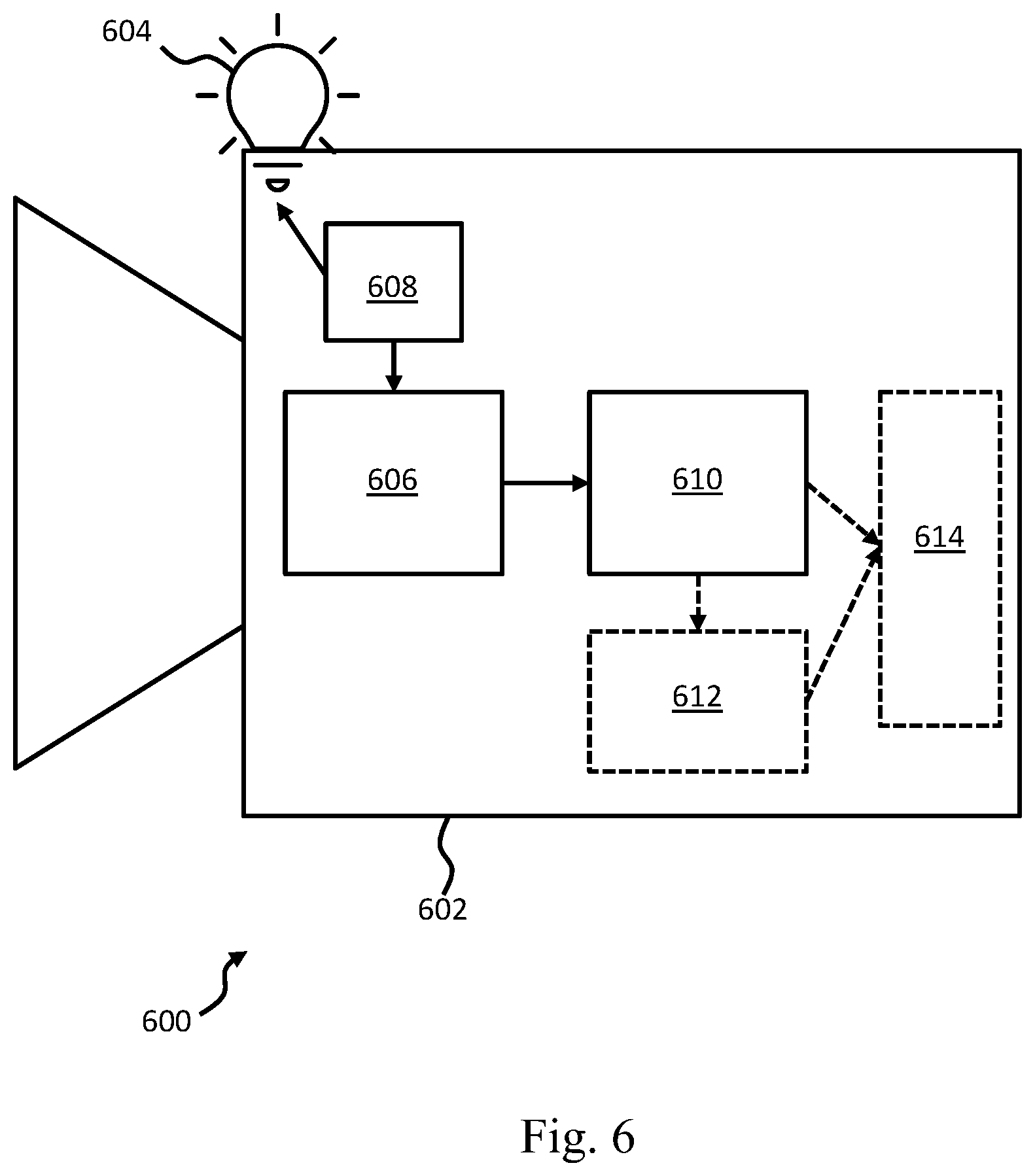 Patent US12375827 Figure 5 – Background light subtraction for infra-red images