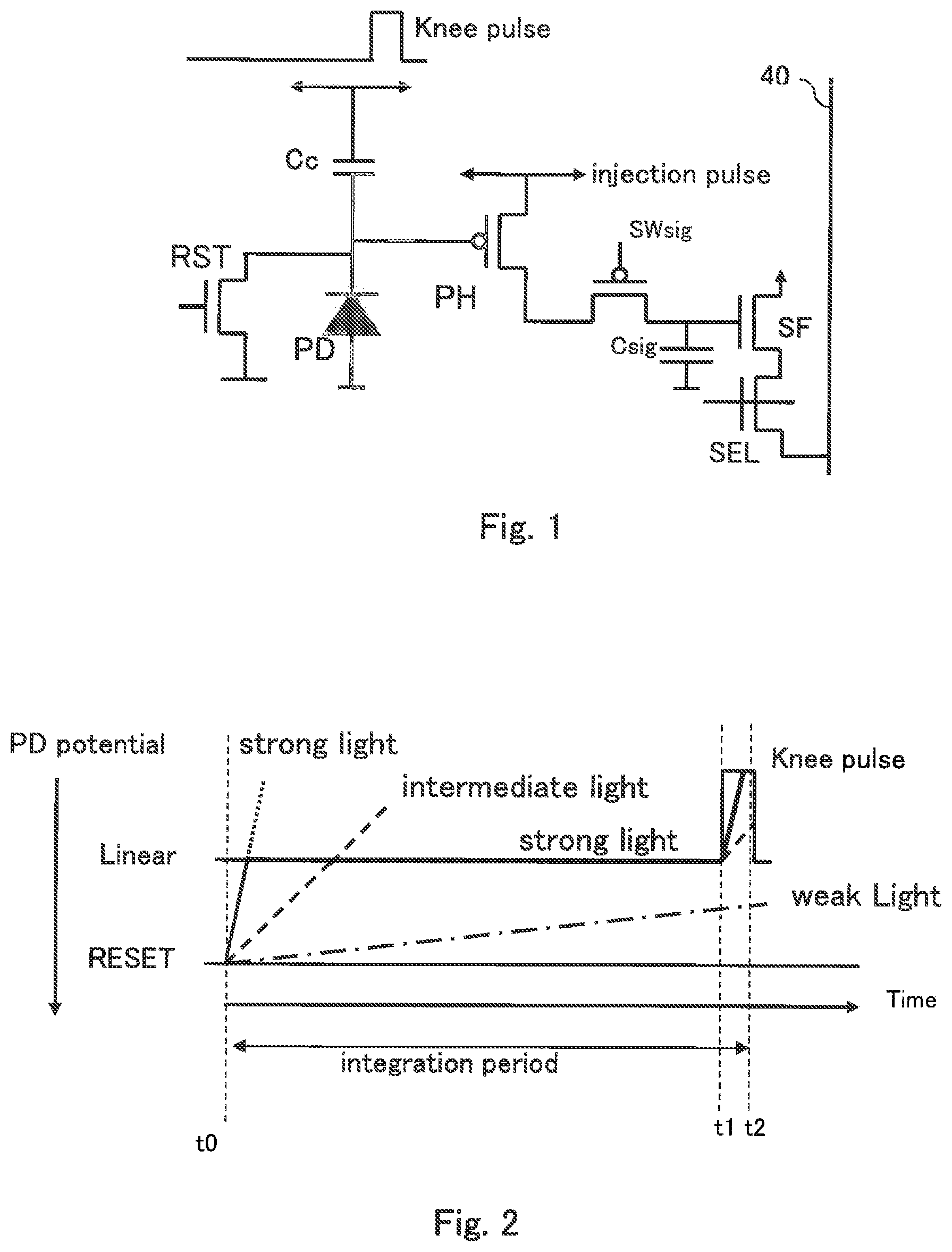 Patent US12375831 — Image sensor having pixels in linear mode and photovoltaic mode — Figure 1