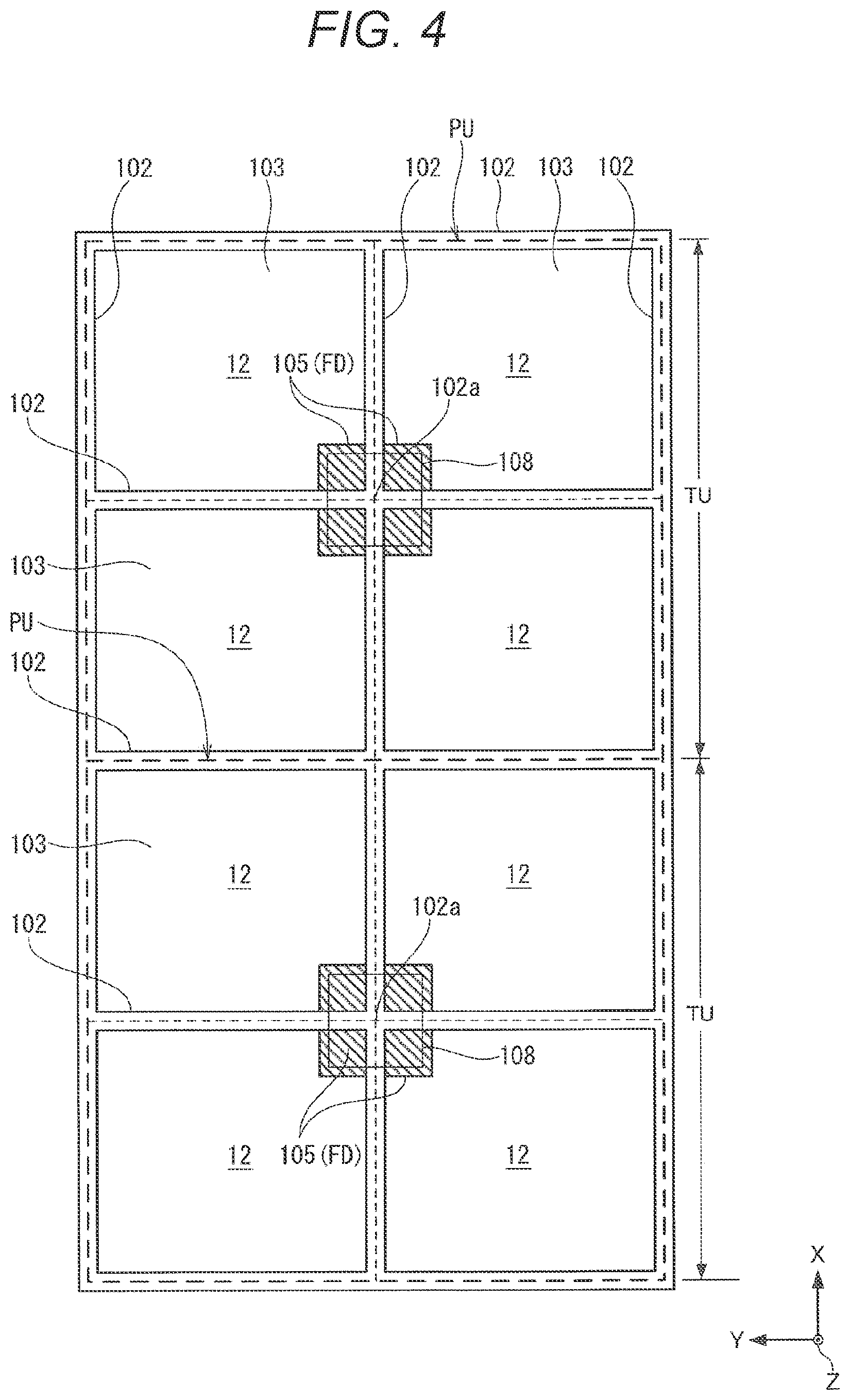 Patent US12375833 Figure 4 – Solid-state imaging device