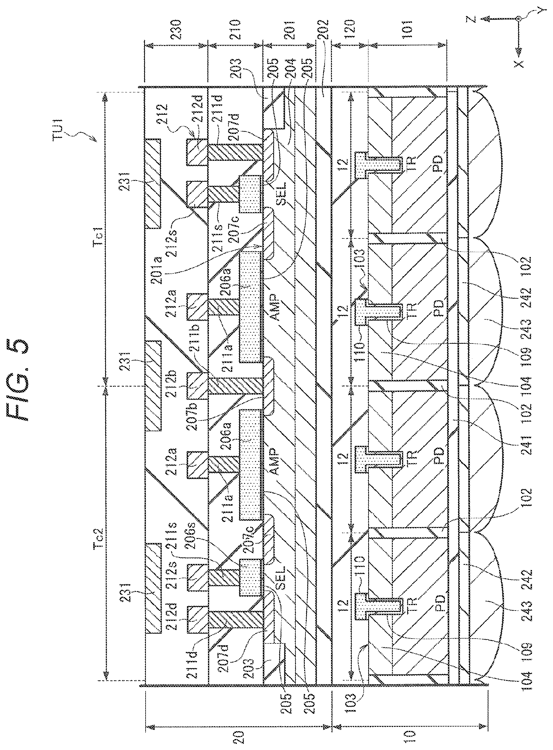 Patent US12375833 Figure 5 – Solid-state imaging device