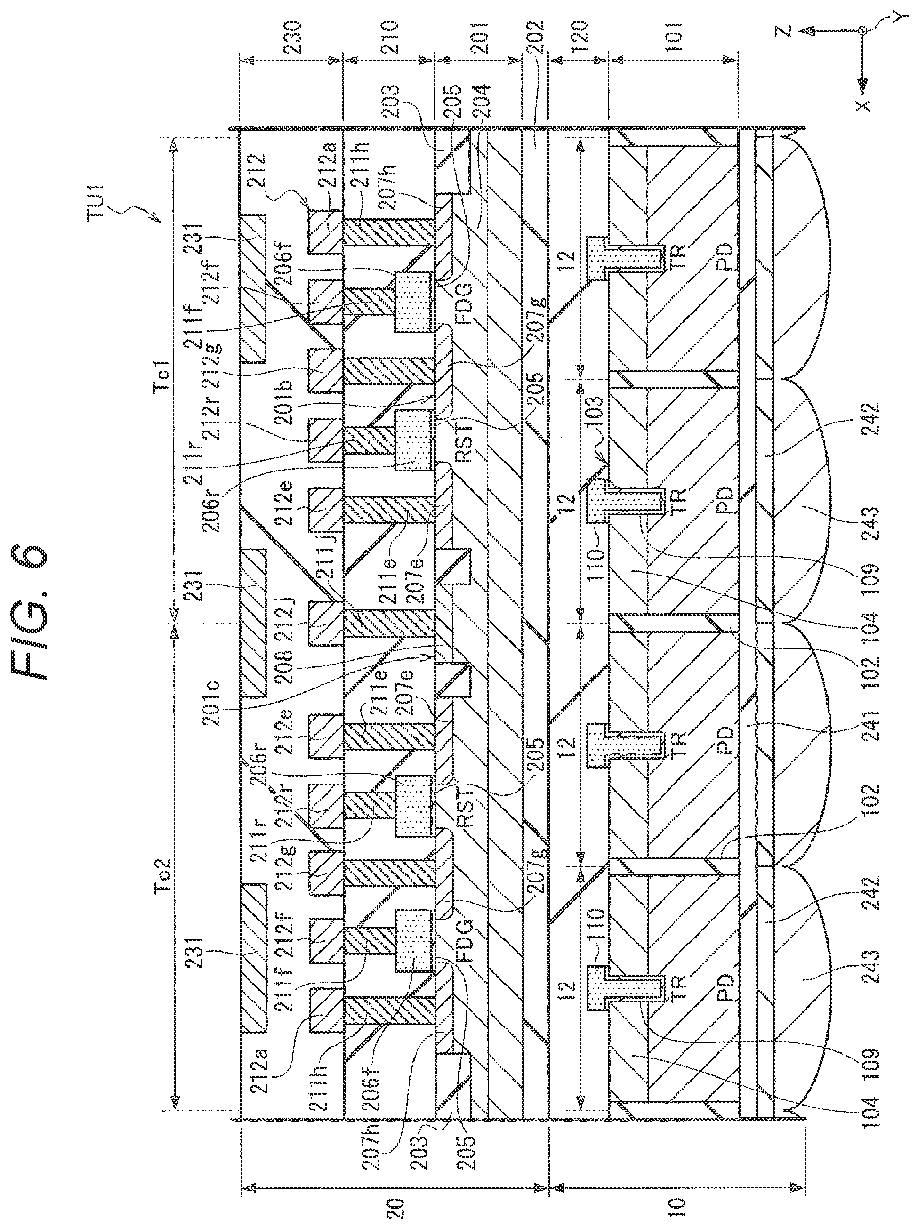 Patent US12375833 Figure 6 – Solid-state imaging device