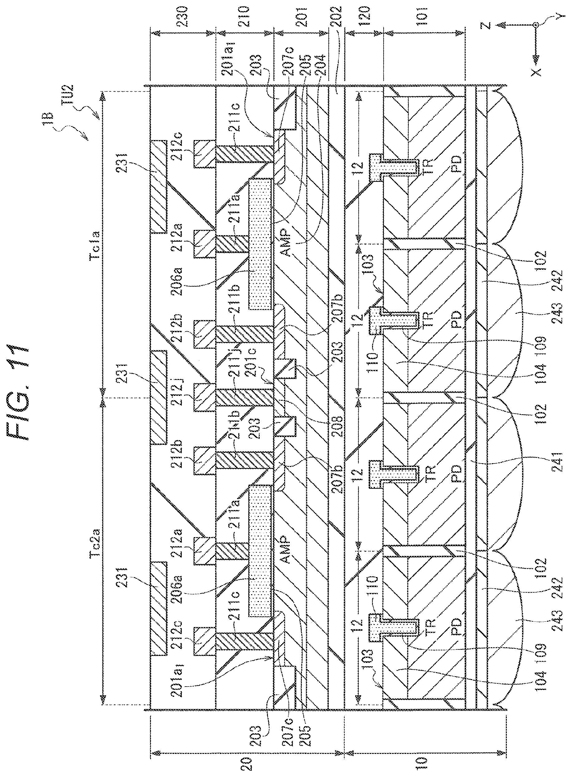 Patent US12375833 Figure 11 – Solid-state imaging device