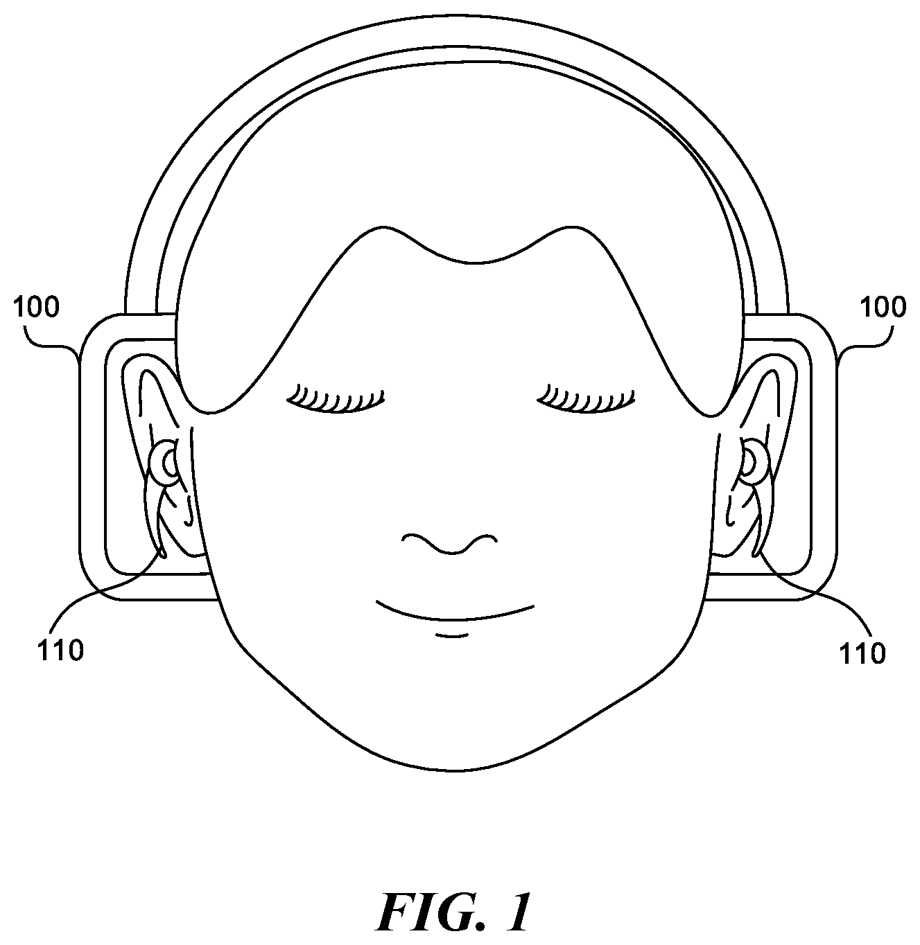 Patent US12375841 Figure 1 – Power management of the modular ear-cup and ear-bud