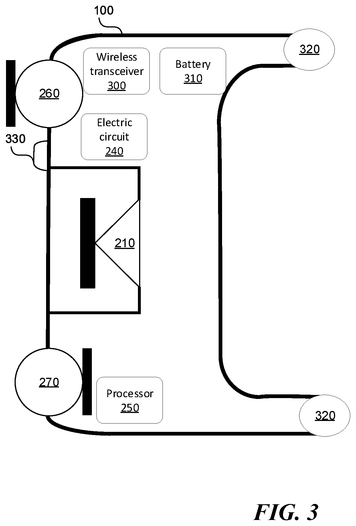 Patent US12375841 Figure 3 – Power management of the modular ear-cup and ear-bud