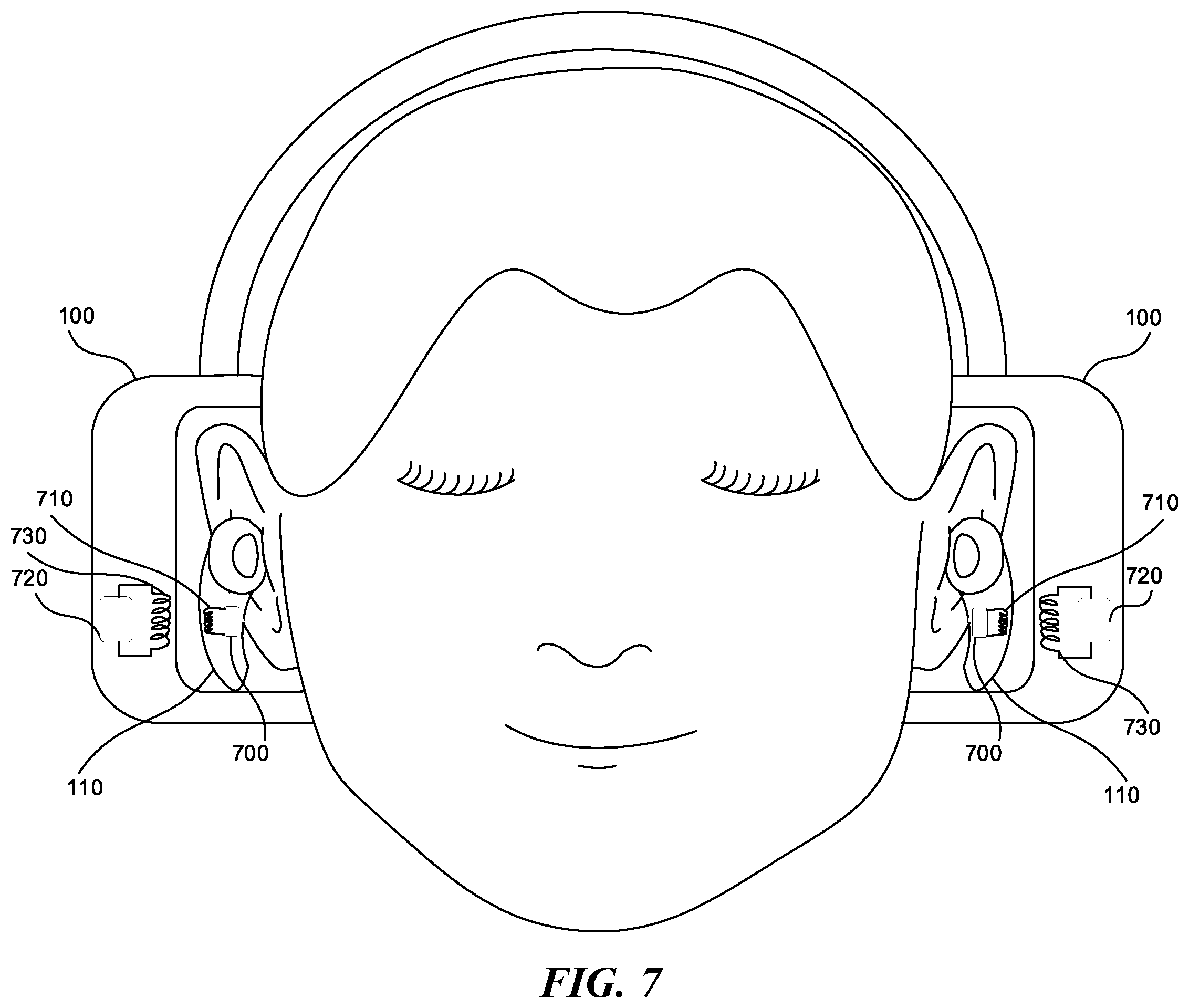 Patent US12375841 Figure 8 – Power management of the modular ear-cup and ear-bud