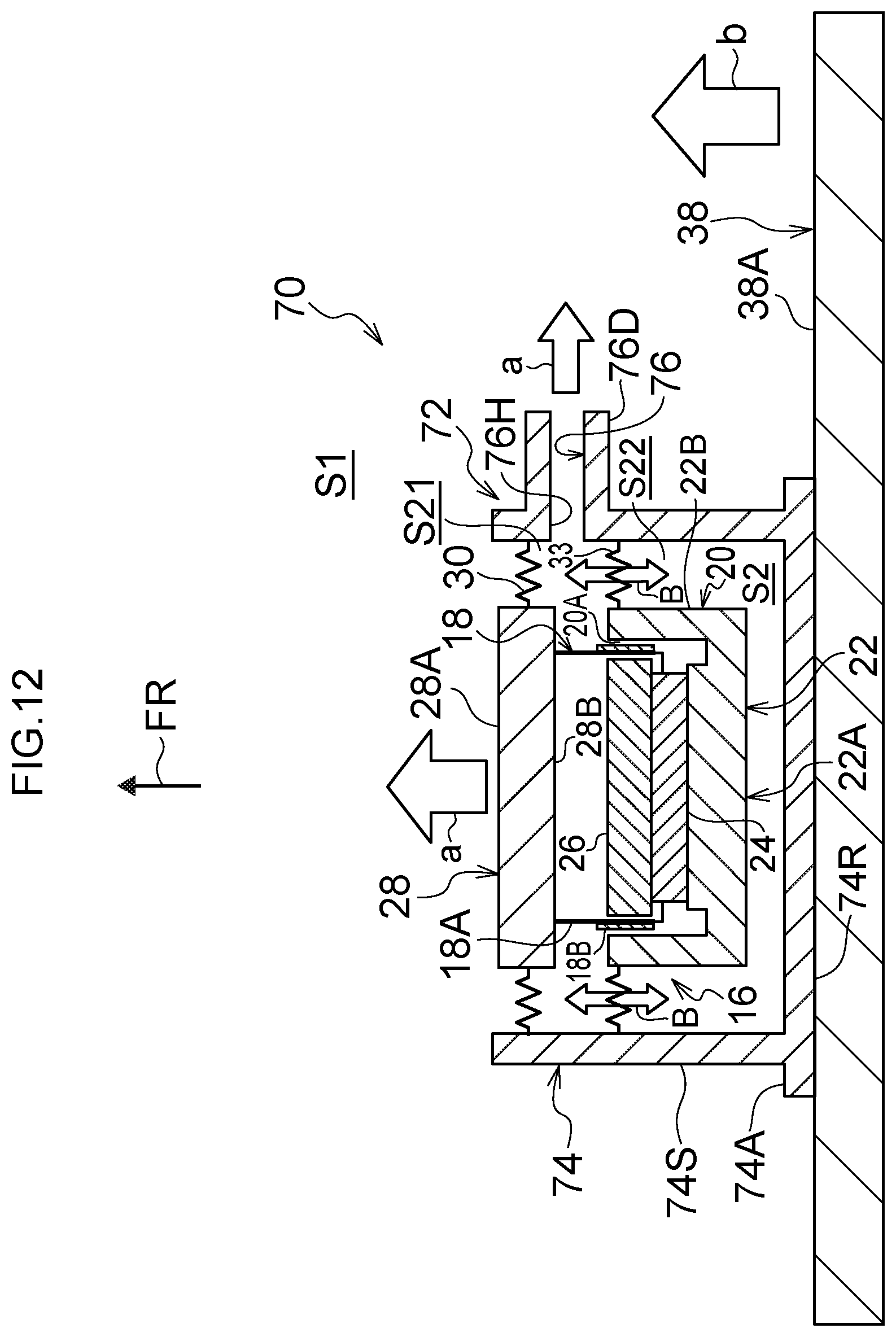 Patent US12375848 Figure 12 – Electroacoustic transducer and electroacoustic transducer unit