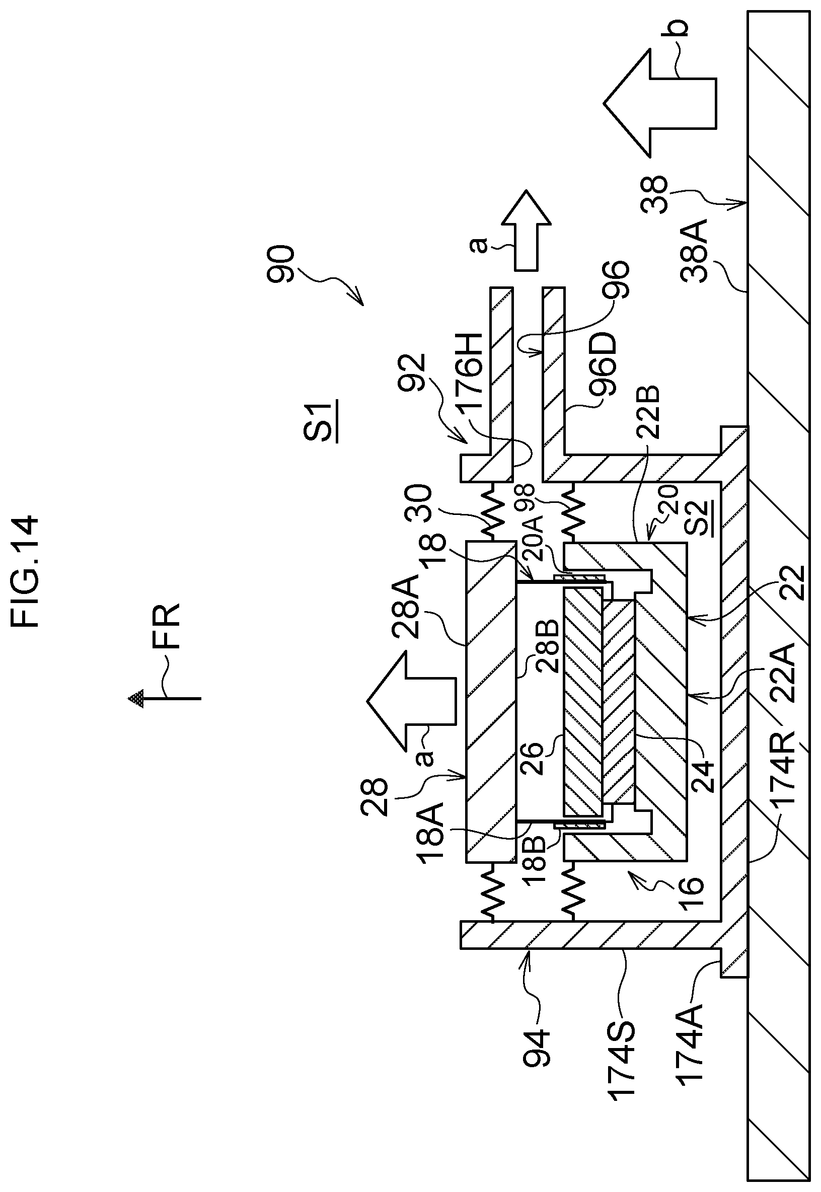 Patent US12375848 Figure 14 – Electroacoustic transducer and electroacoustic transducer unit