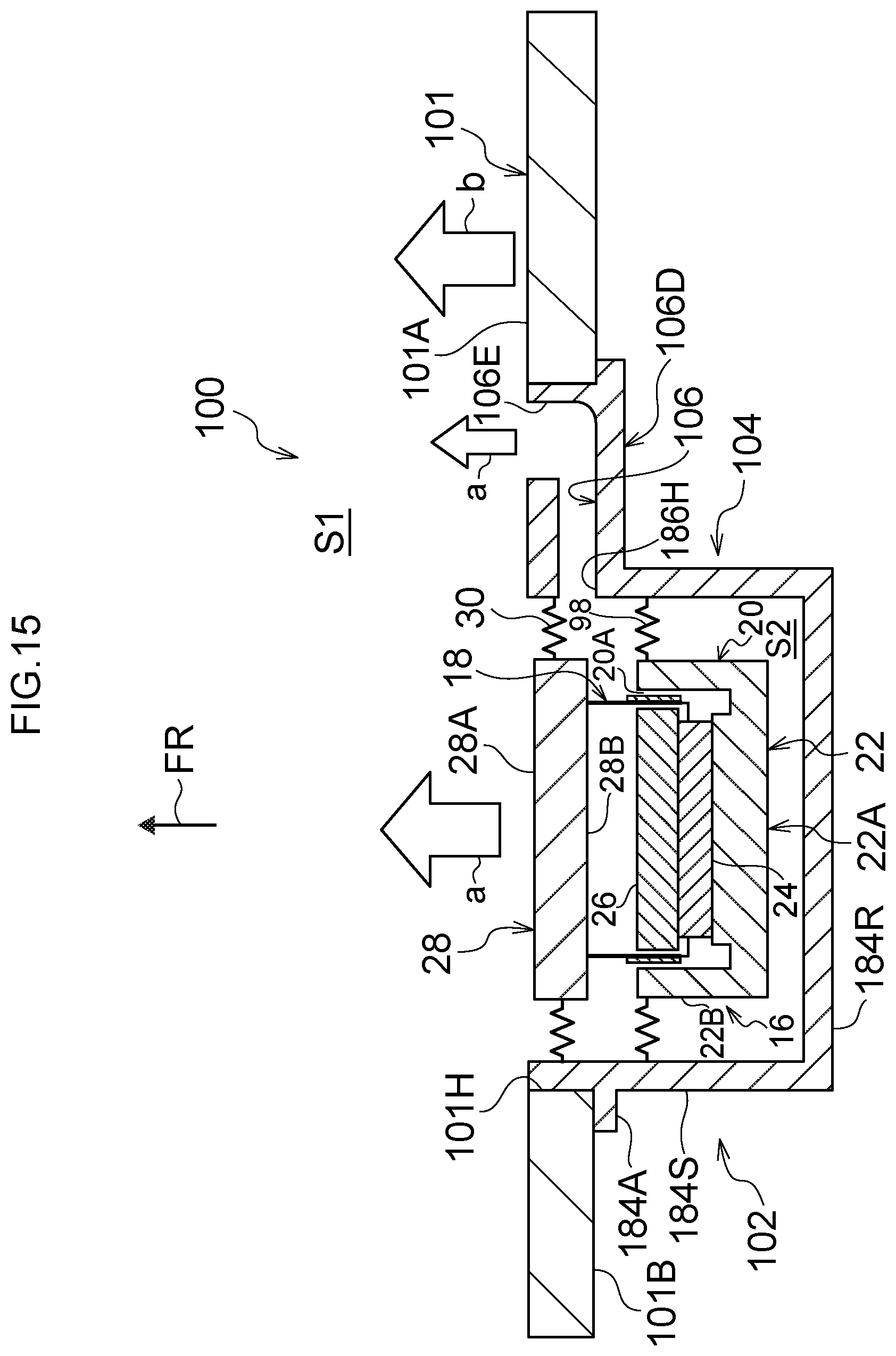 Patent US12375848 Figure 15 – Electroacoustic transducer and electroacoustic transducer unit