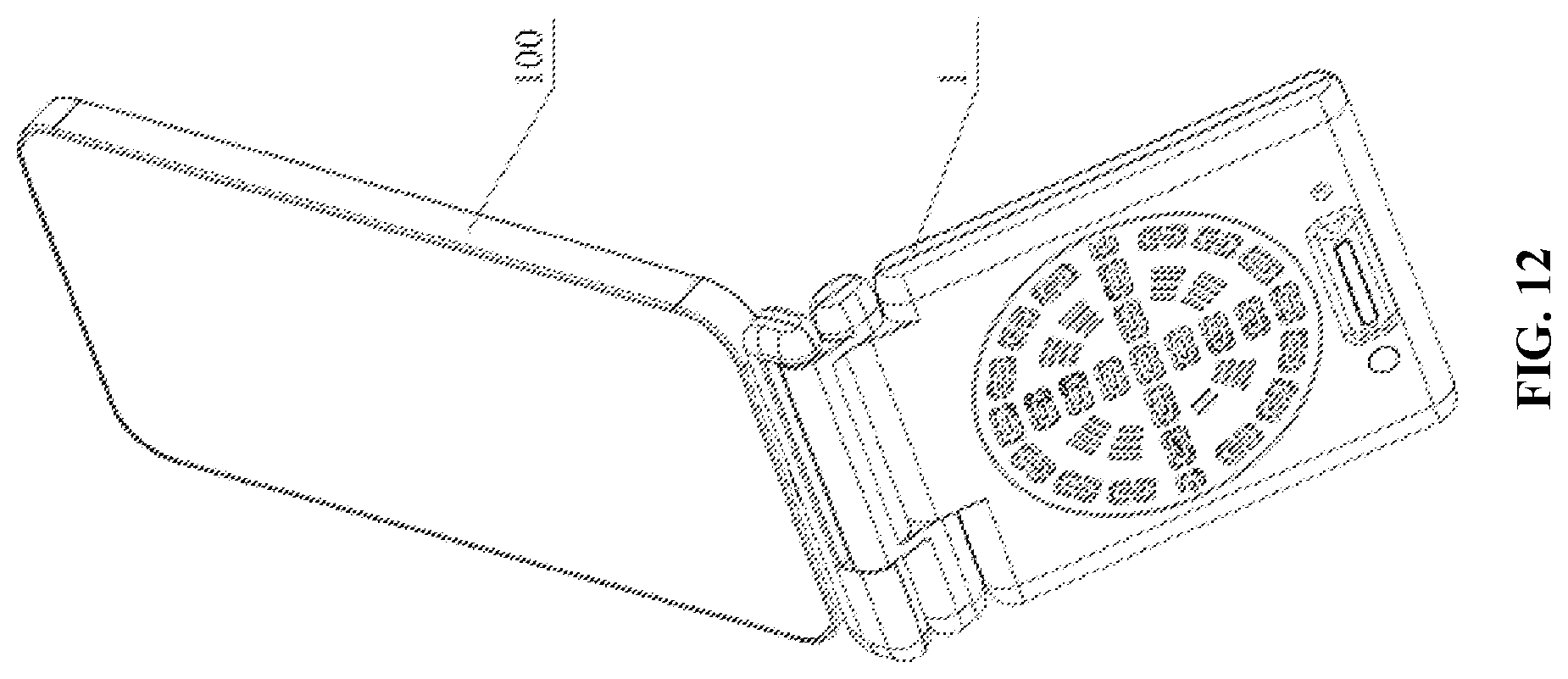 Patent US12375851 Figure 9 – Meeting speaker box for a mobile terminal