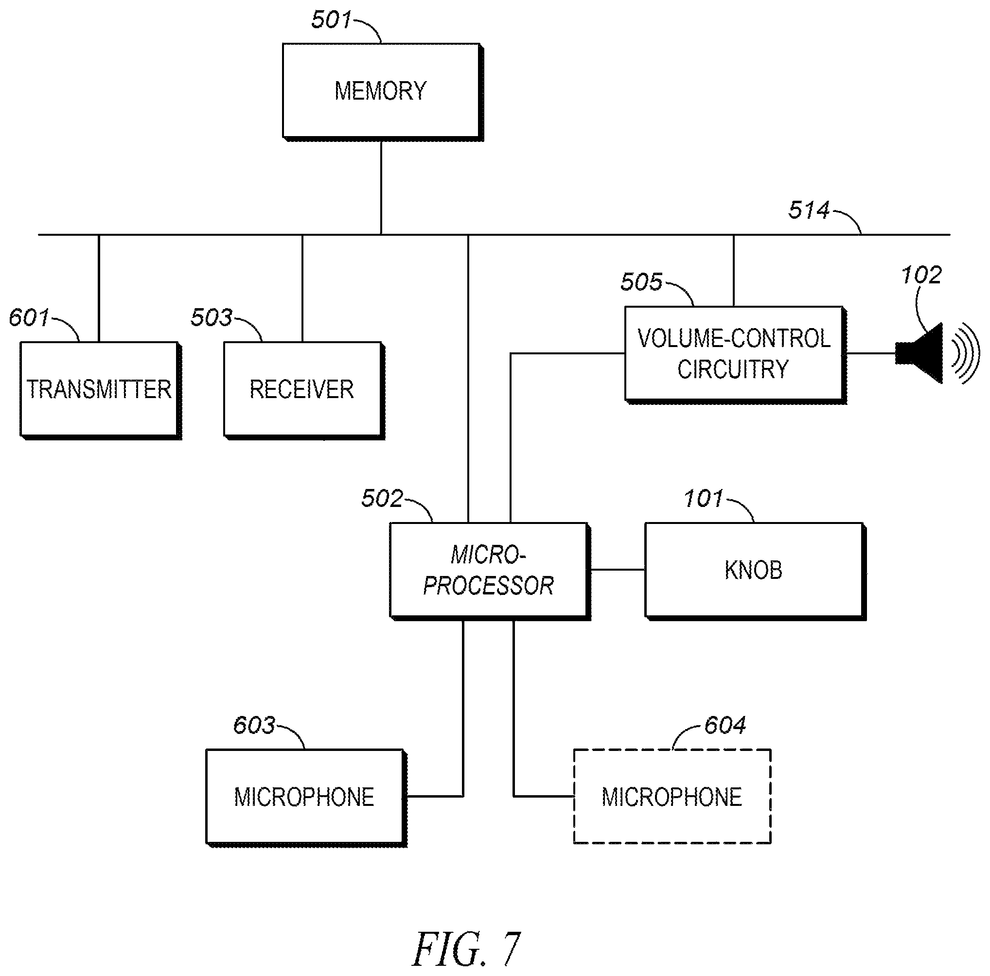 Patent US12375856 Figure 6 – Volume control for an electronic device