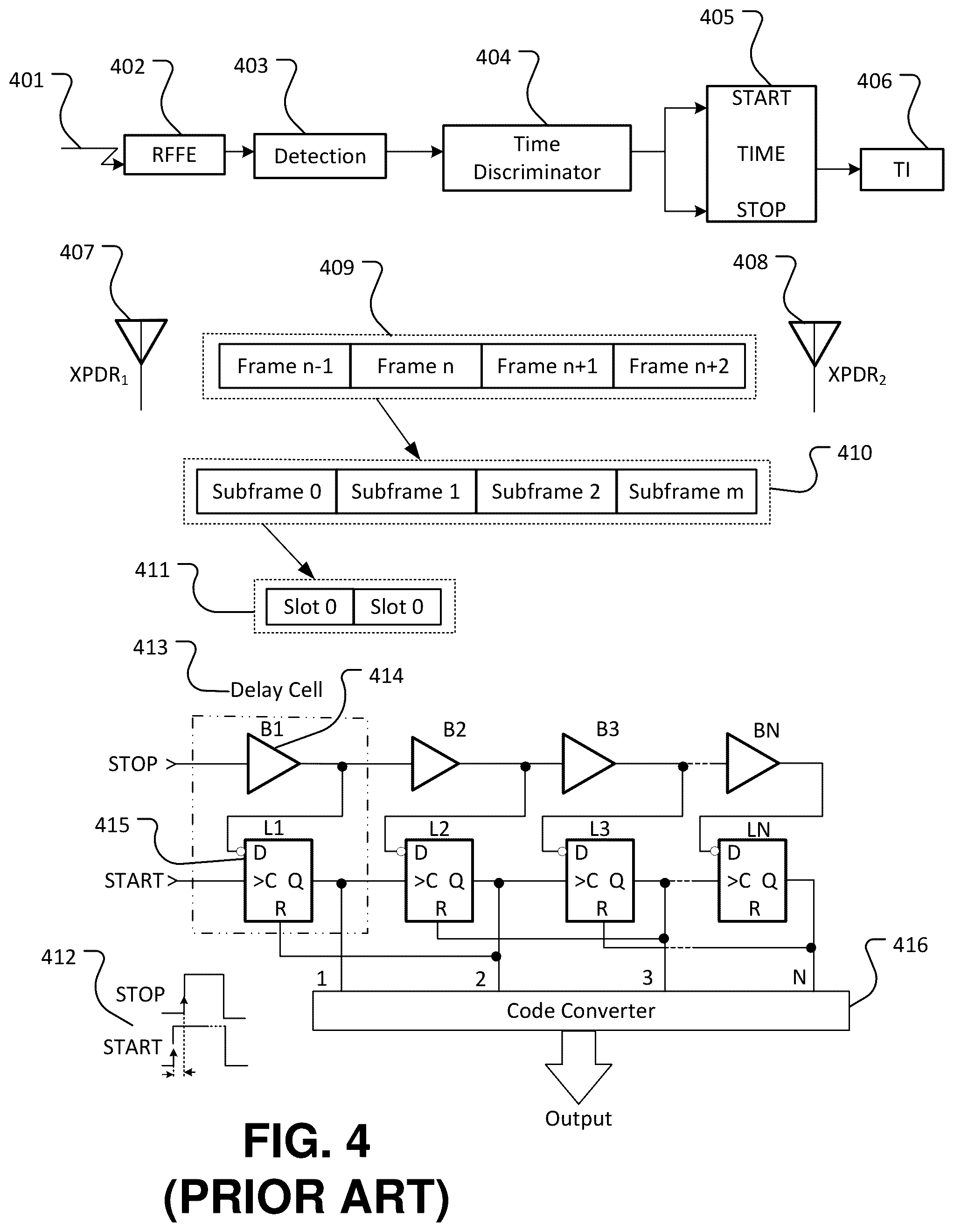 Patent US12375881 Figure 4 – Method and system for radiolocation asset tracking via a mesh network