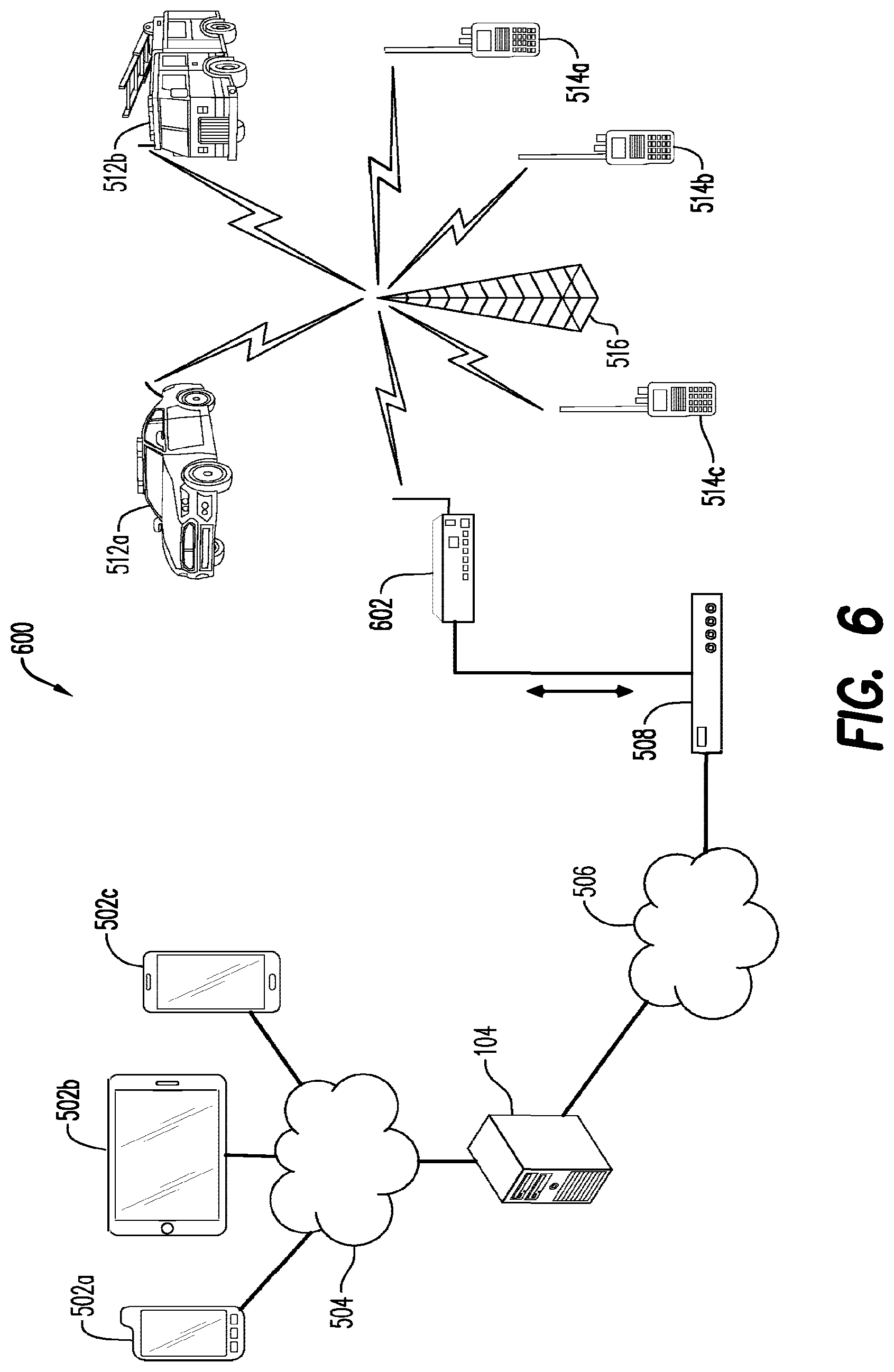 Patent US12375890 Figure 6 – System and method for managing access to a push-to-talk-over-cellular communication network