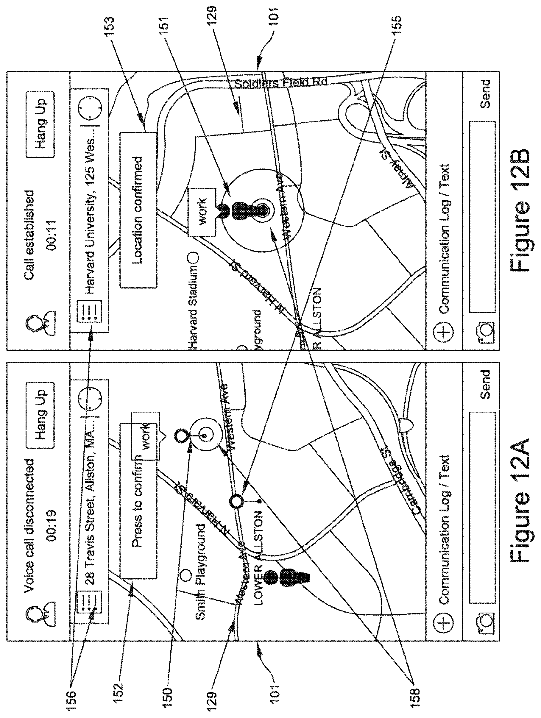Patent US12375896 Figure 12 – Method and system for emergency call management
