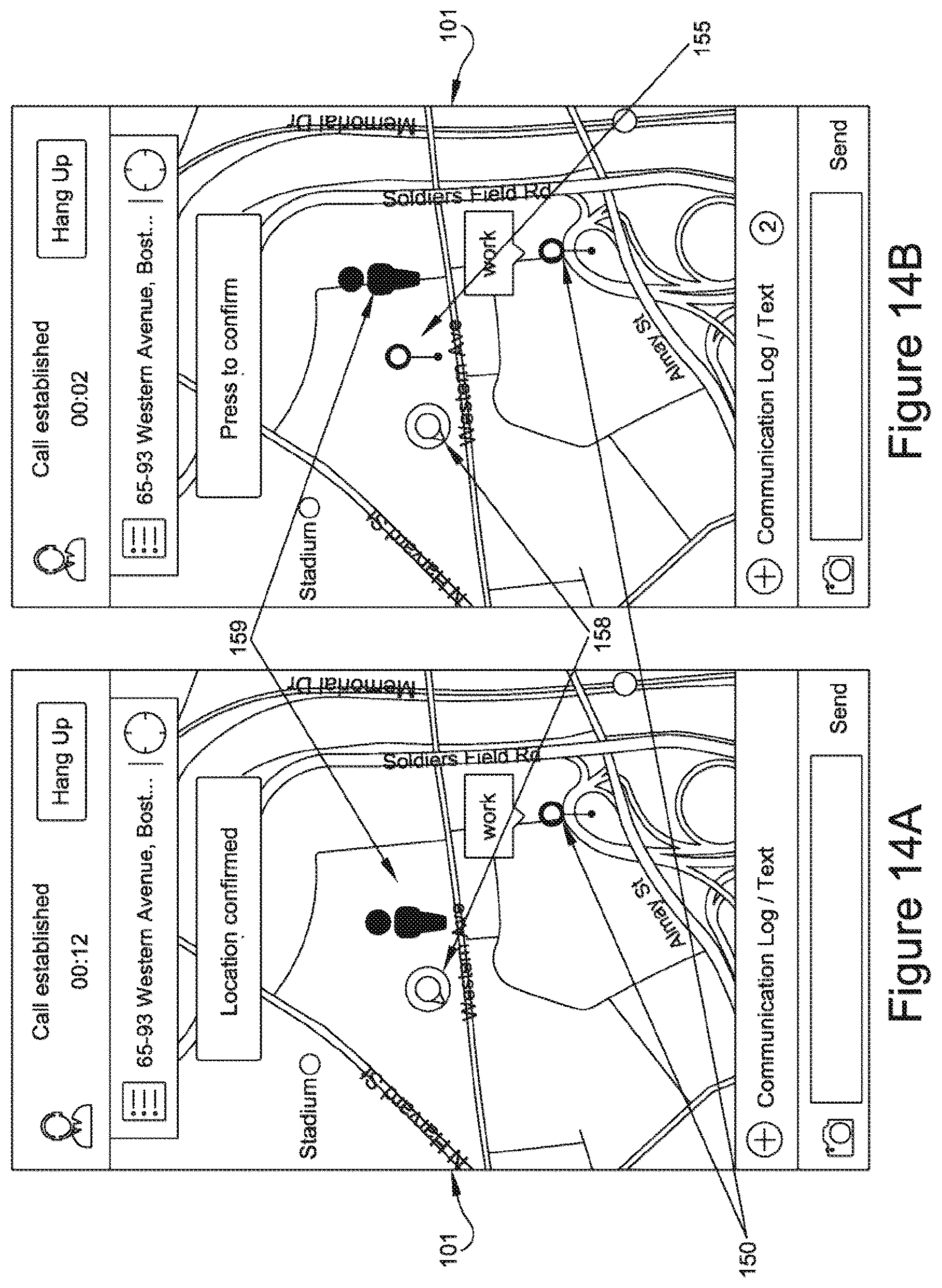 Patent US12375896 Figure 14 – Method and system for emergency call management