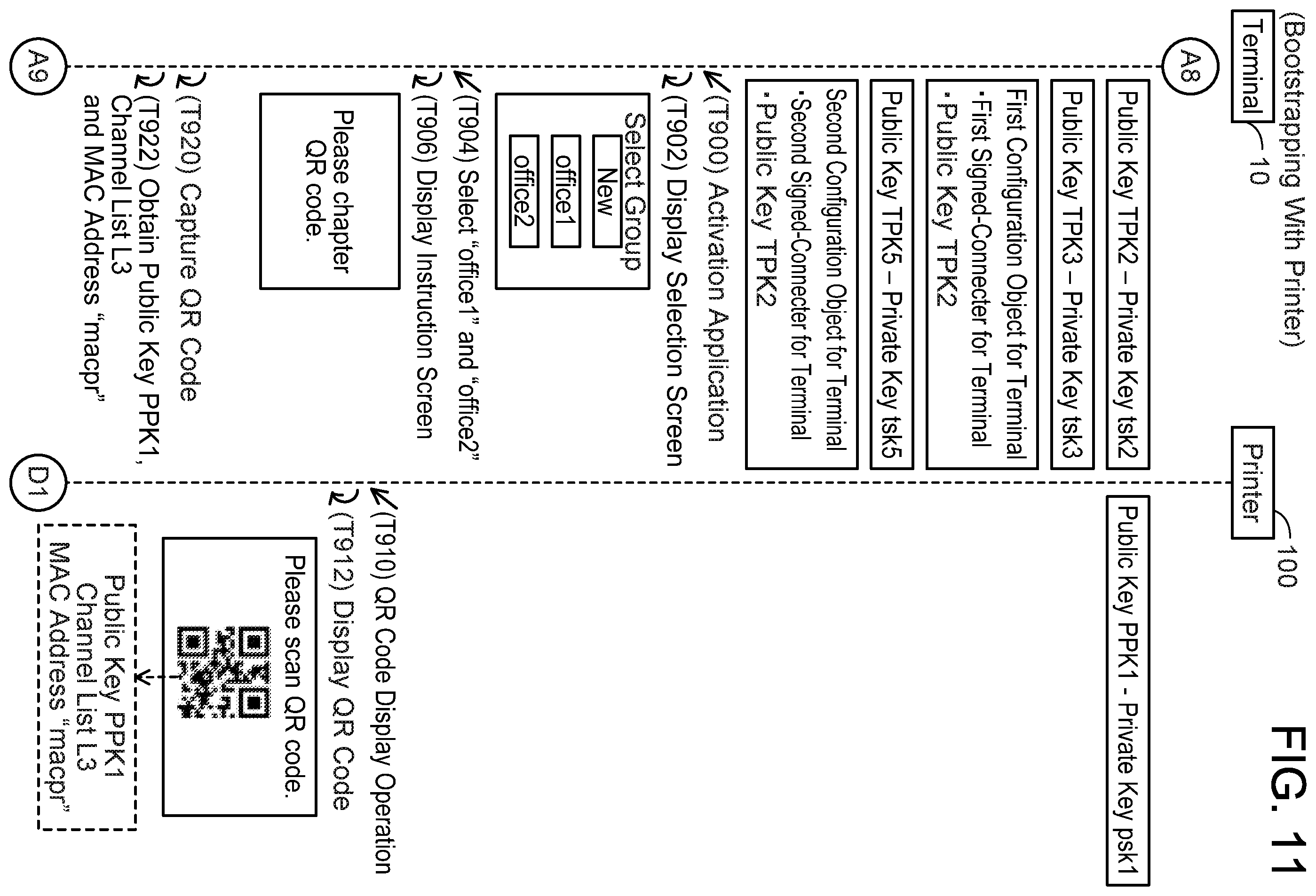 Patent US12375907 Figure 11 – Non-transitory computer-readable medium storing computer-readable instructions for terminal device and communication device