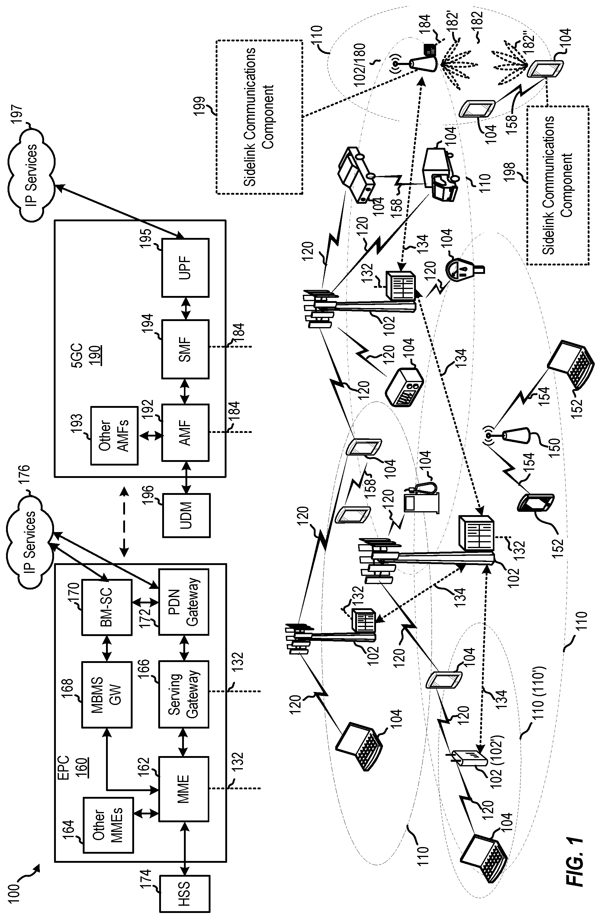 Patent US12375962 Figure 1 – Methods for interference measurements and reporting in sidelink