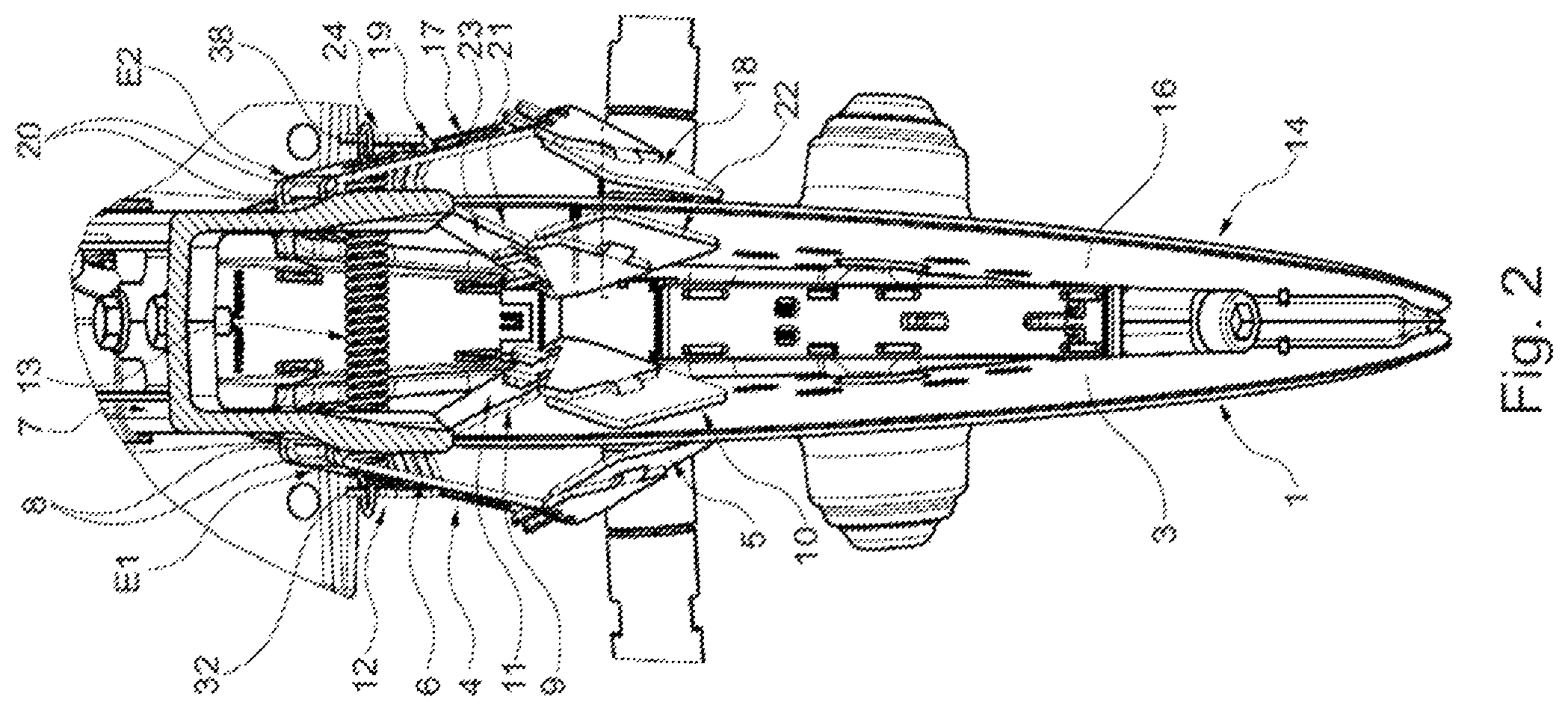 Patent US12376507 Figure 2 – Scraper device for a disc of an agricultural machine and associated agricultural machine