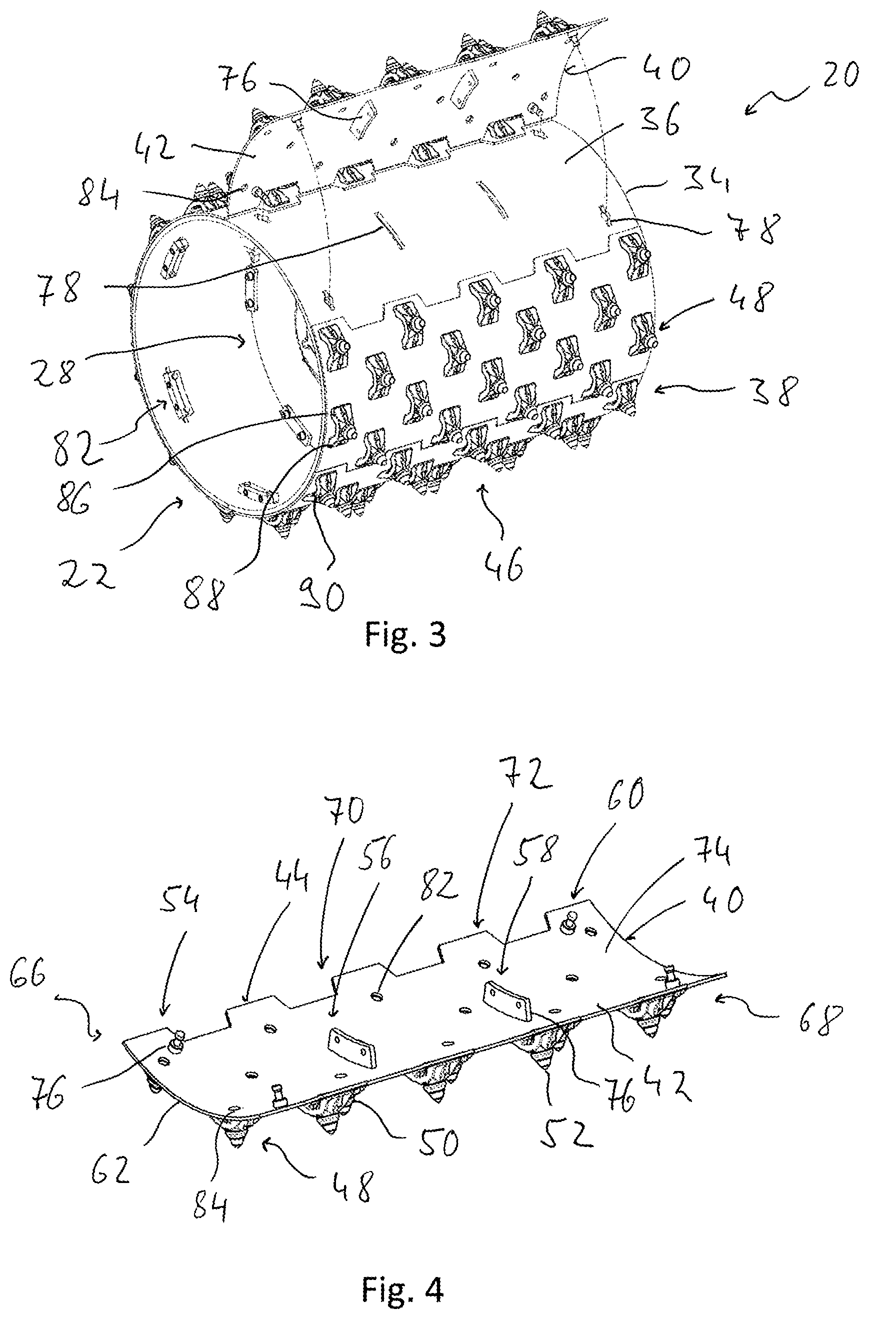 Patent US12376508 Figure 2 – Sheath for a soil working roller