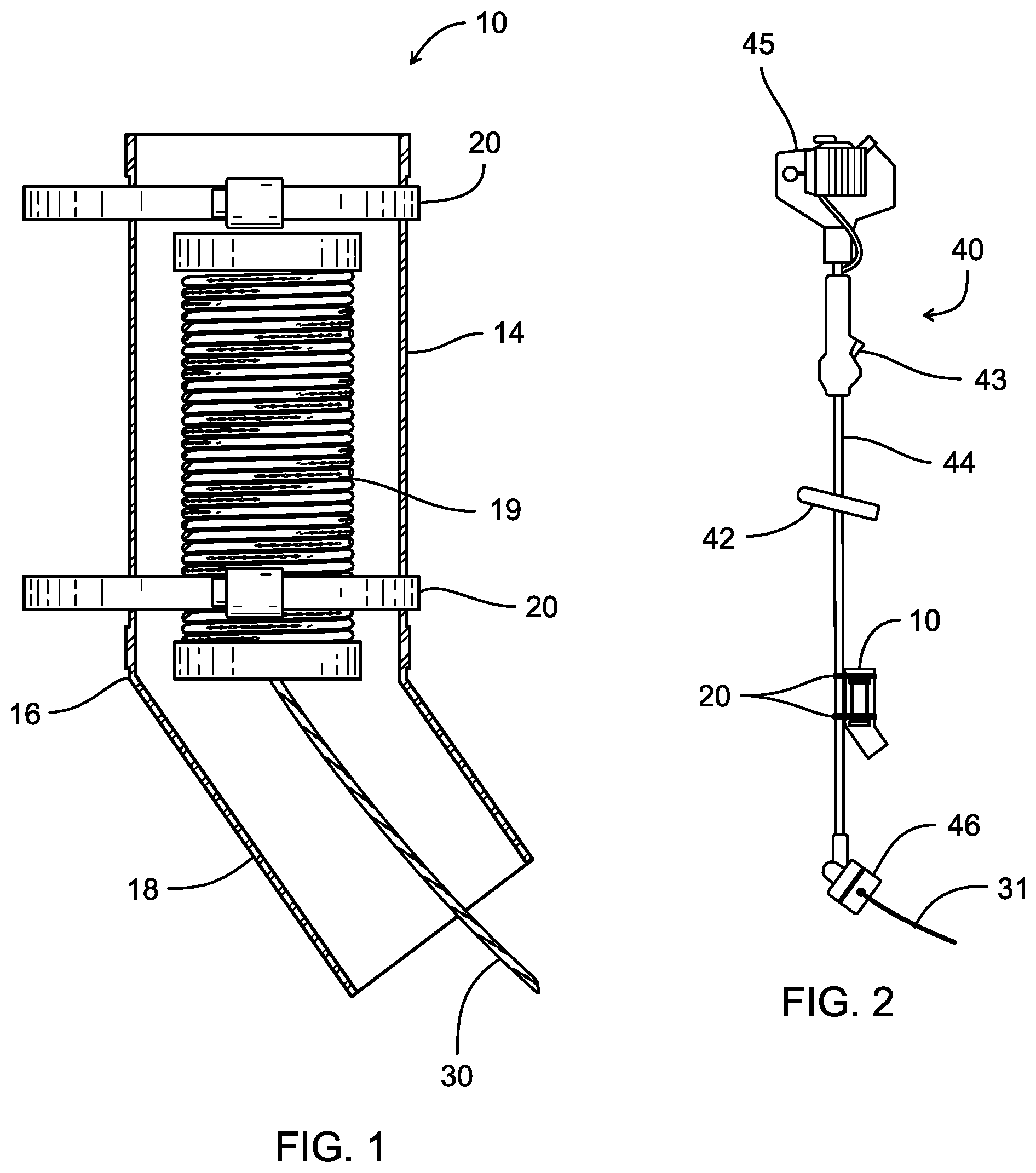 Patent US12376513 Figure 1 – Reload string container