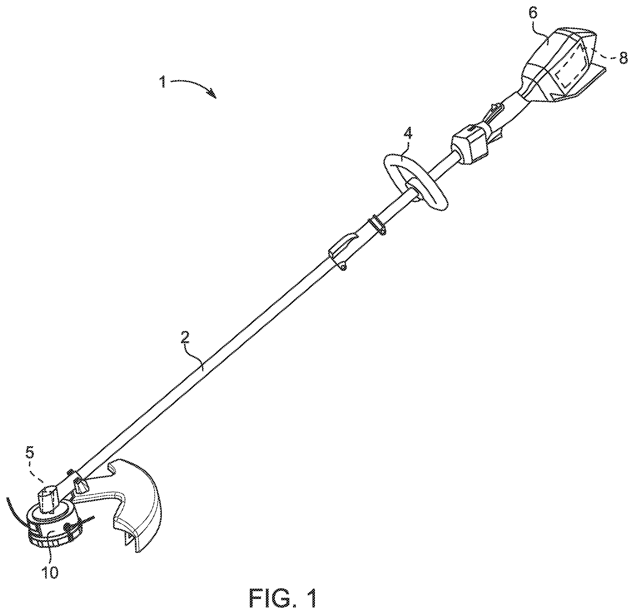 Patent US12376515 — String trimmer assembly and trimmer head for use with same — Figure 1