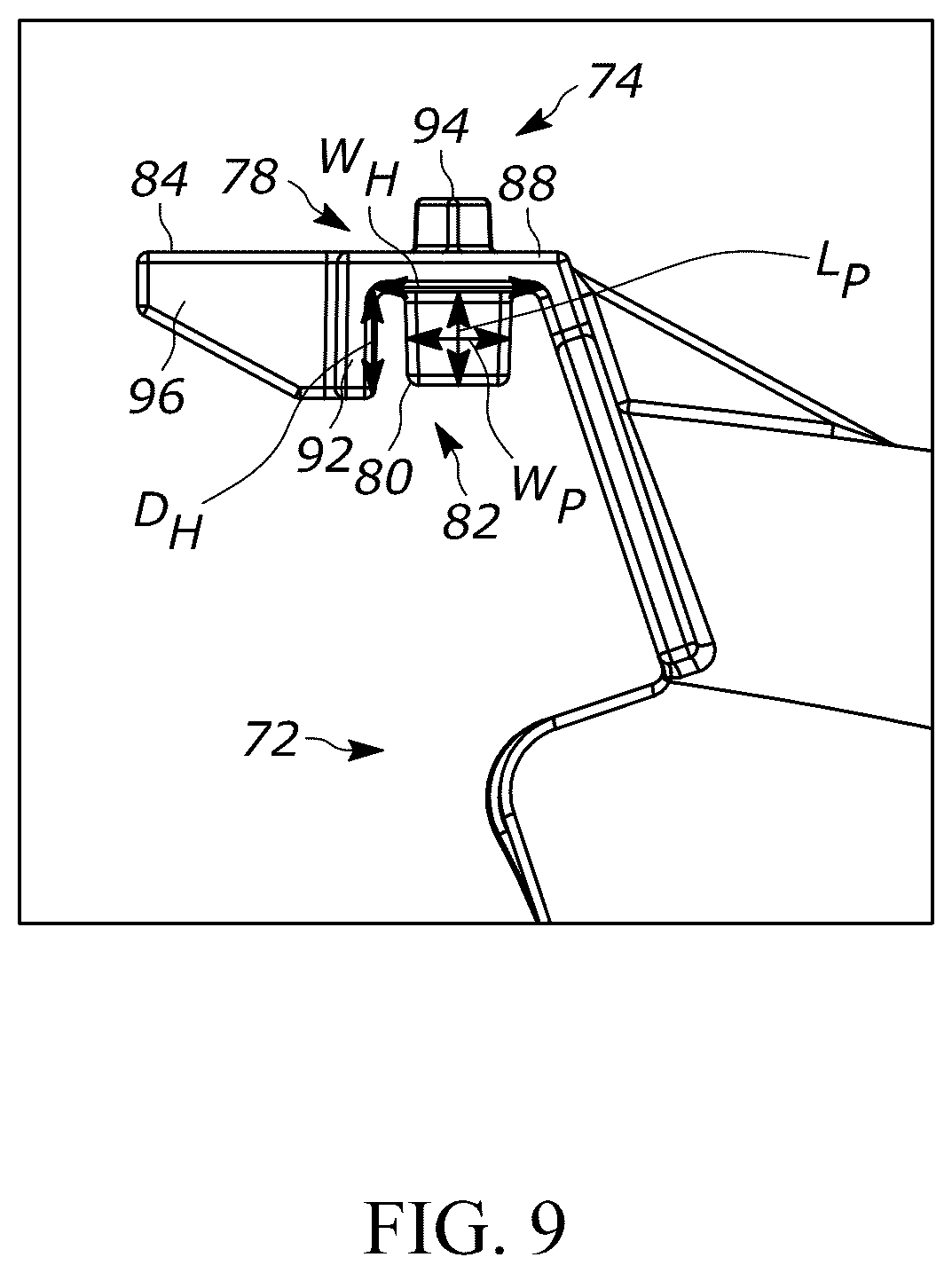 Patent US12376517 Figure 9 – Lawnmower discharge accessories