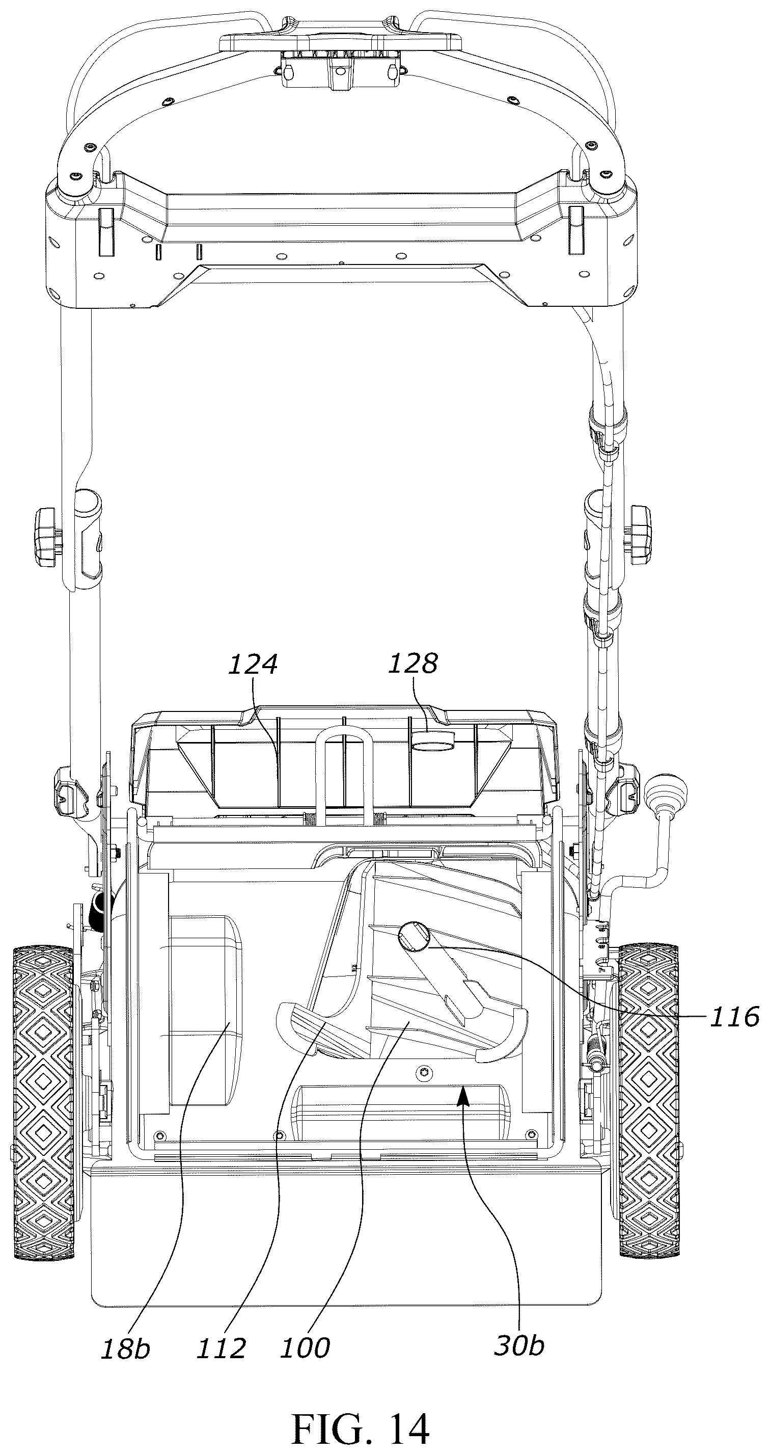 Patent US12376517 Figure 13 – Lawnmower discharge accessories