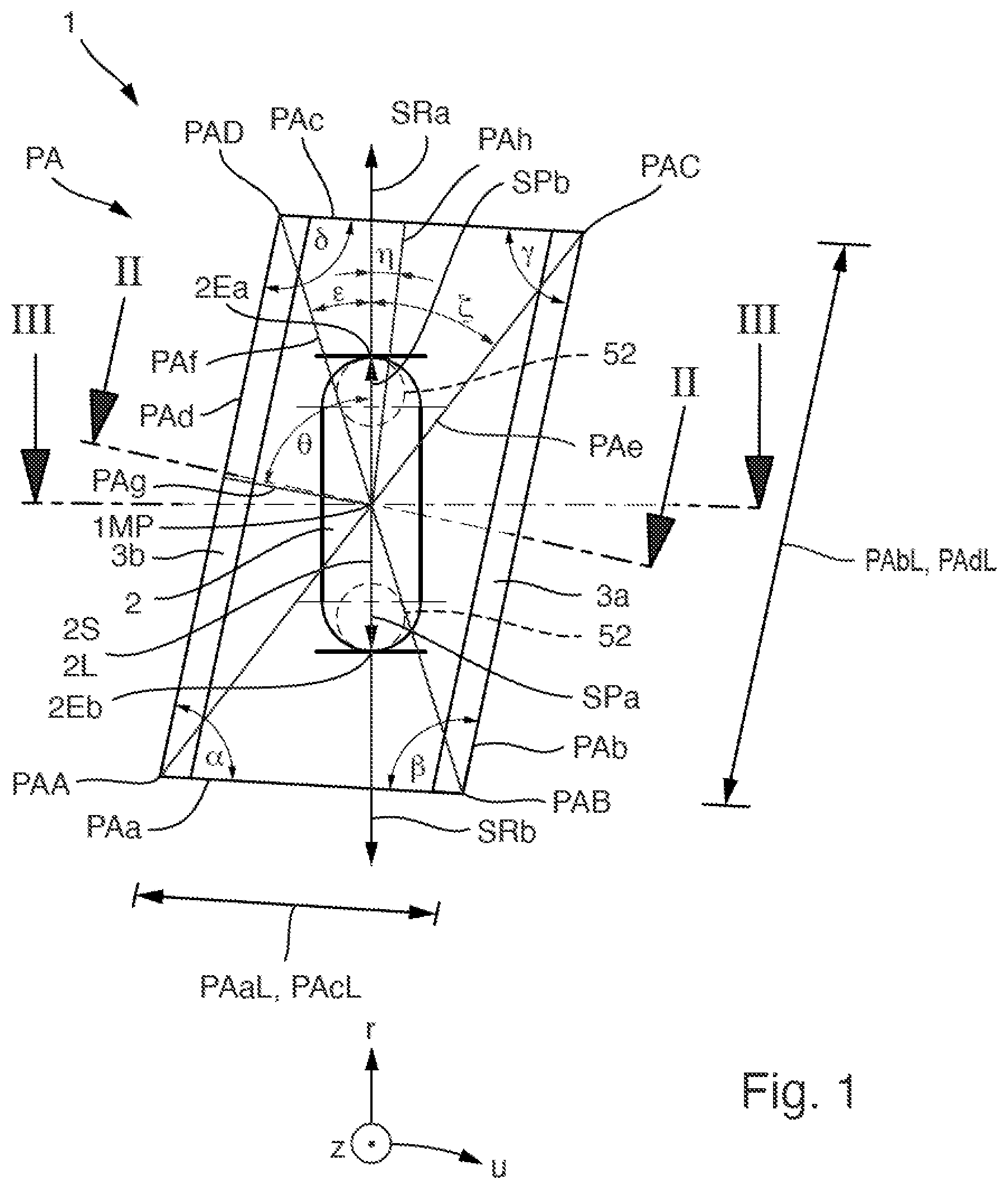 Patent US12376518 Figure 1 – Blade for a mowing unit for a lawnmower and/or a motor scythe, mowing unit for a lawnmower and/or a motor scythe, and lawnmower and/or motor scythe