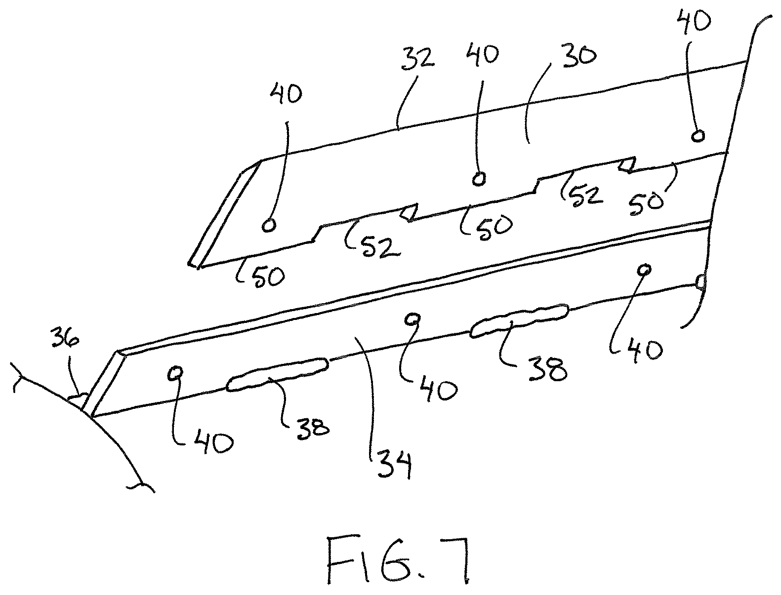 Patent US12376520 Figure 4 – Land roller with replaceable chopping blades